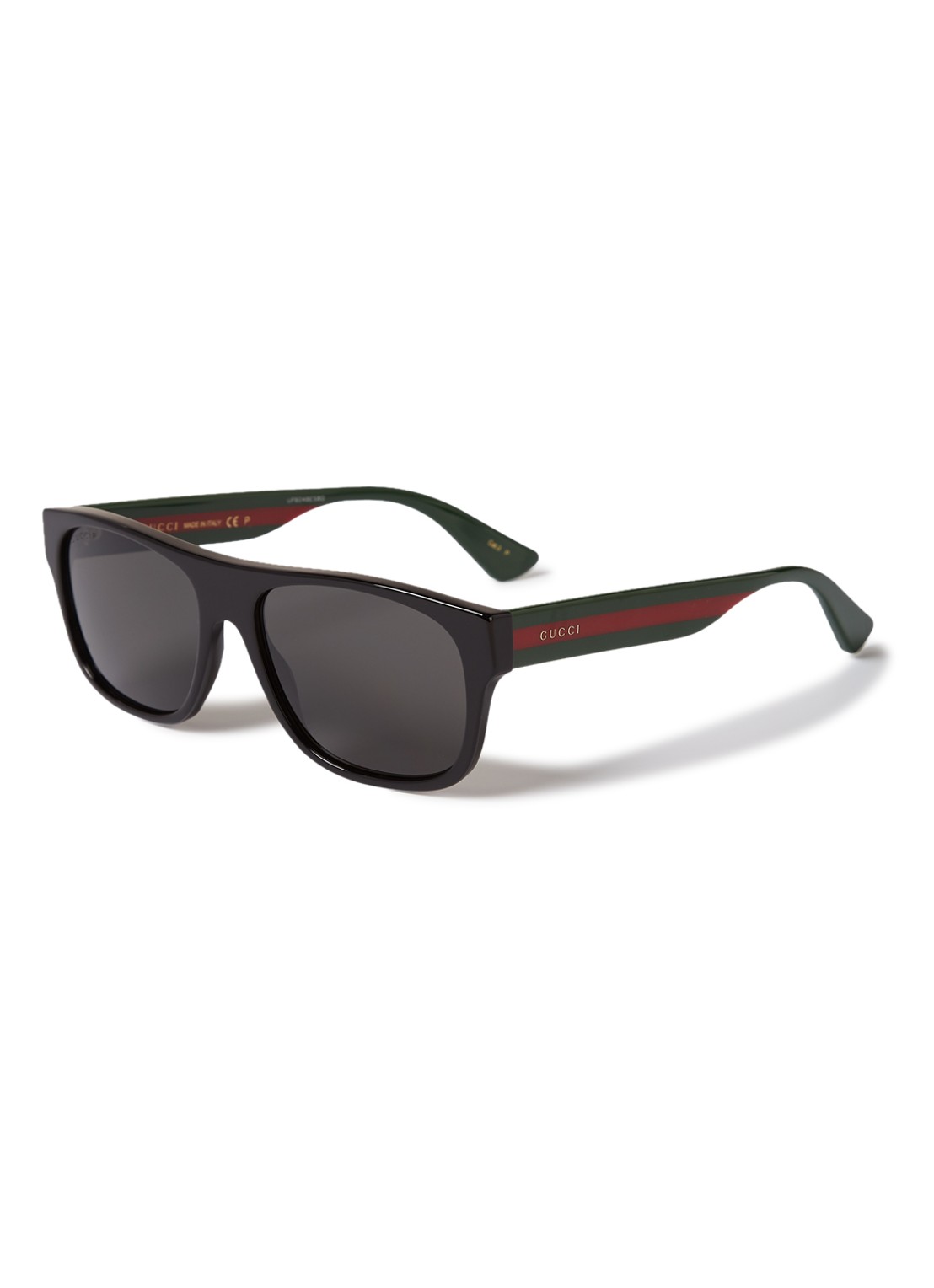 Gucci Zonnebril gepolariseerd GG0341S - voorkant zwart
