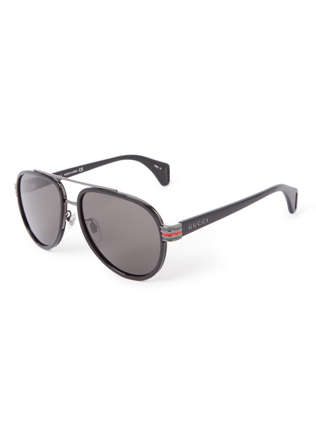 Gucci Zonnebril gepolariseerd GG0447S - voorkant zwart