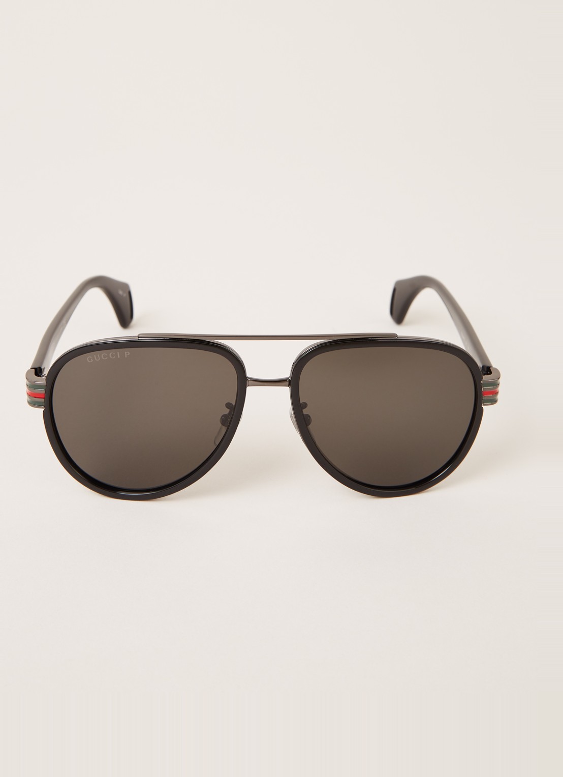 Gucci Zonnebril gepolariseerd GG0447S - voorkant 2 zwart