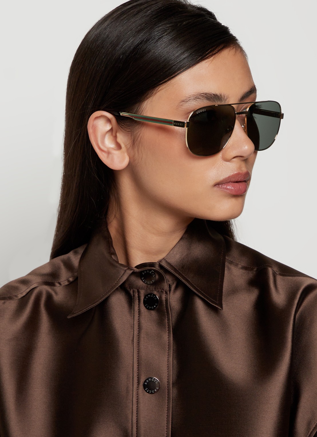 Gucci Zonnebril GG1223S - voorkant 5 goud
