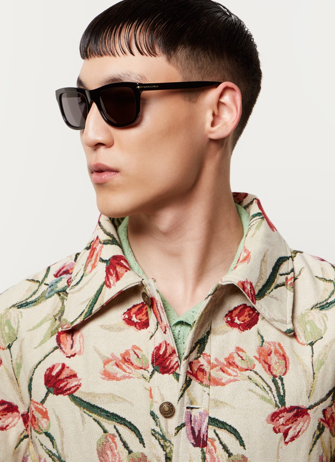Gucci Zonnebril GG1444S - voorkant 2 zwart