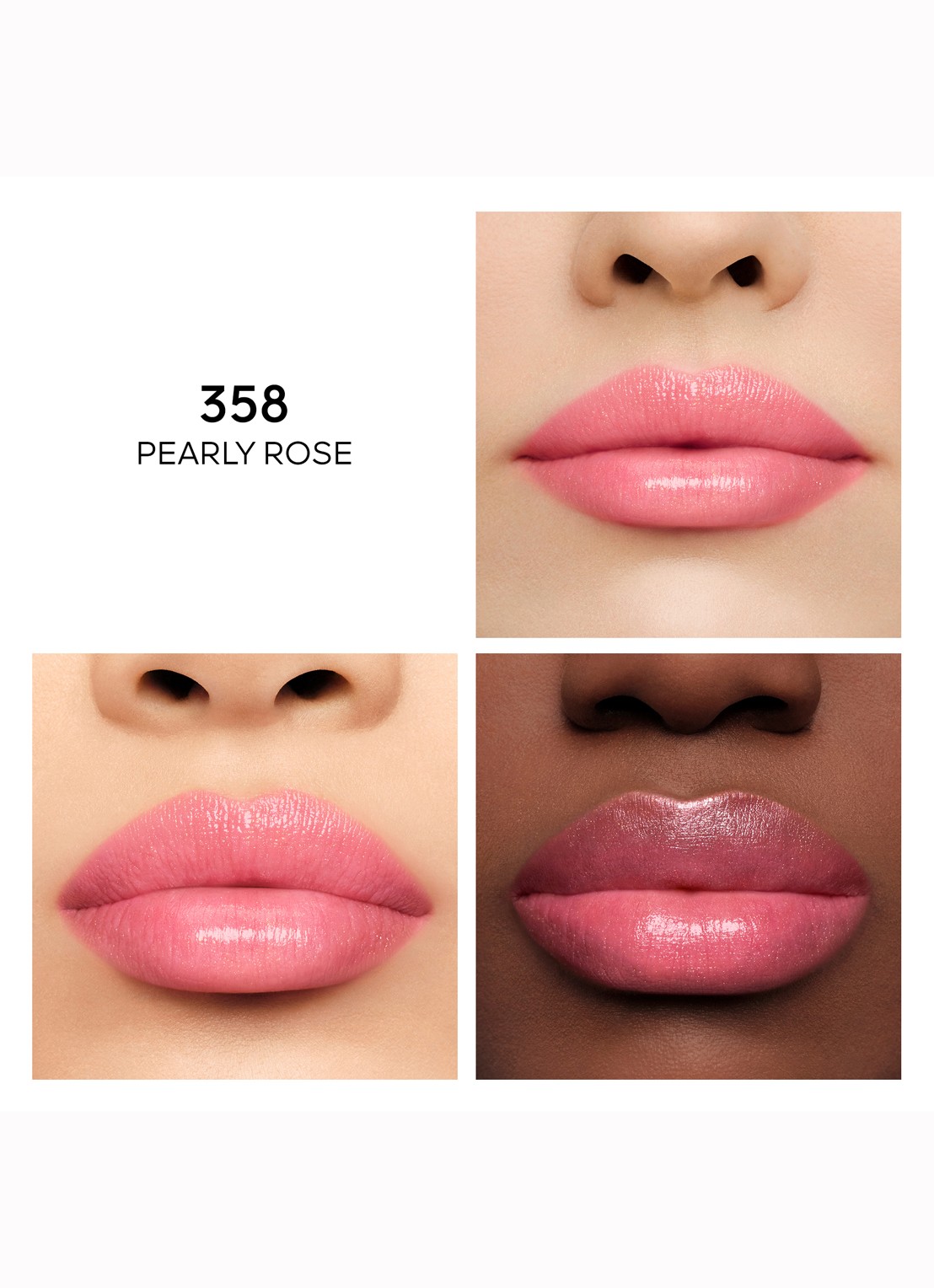 Guerlain Kiss Kiss Bee Glow - getinte lippenbalsem - detail 4 358 pearly rose
