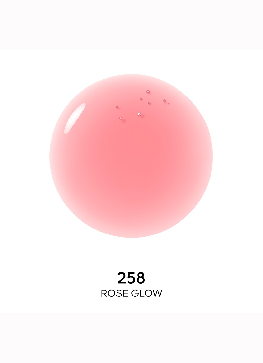 Guerlain Kisskiss Bee Glow Oil - lipolie - voorkant 6 258 rose glow