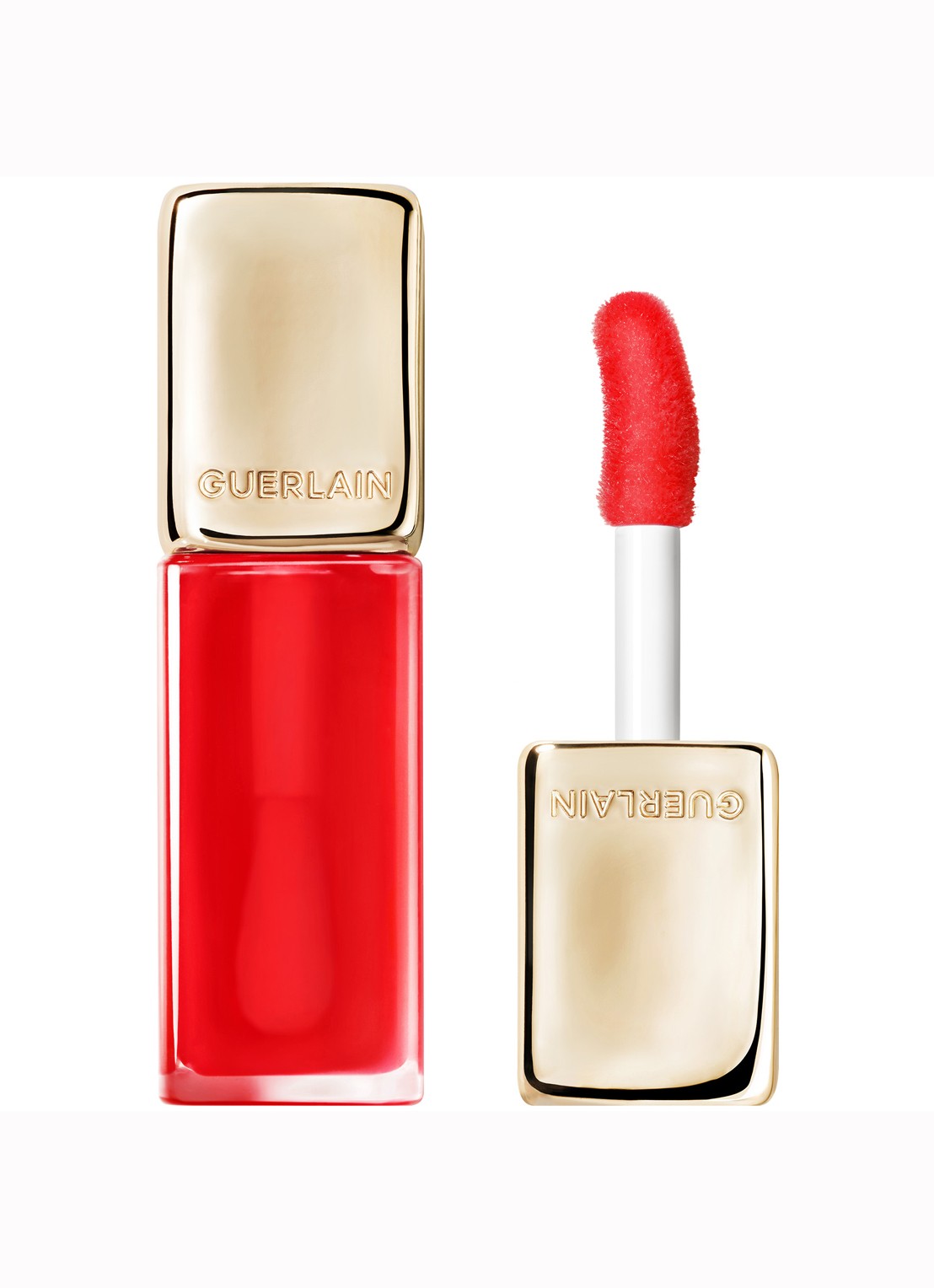 Guerlain Kisskiss Bee Glow Oil - lipolie - voorkant 775 poppy glow