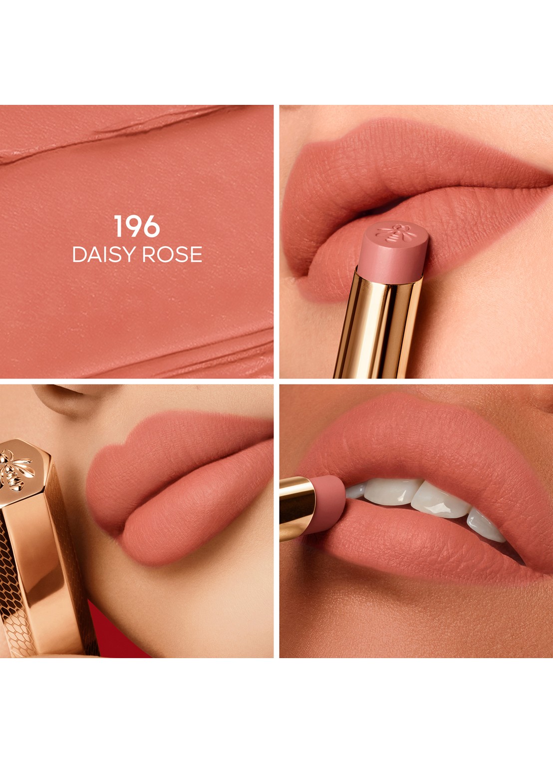 Guerlain KissKiss Honey-Infused Intense Lipstick - Refill - detail 2 196 daisy rose