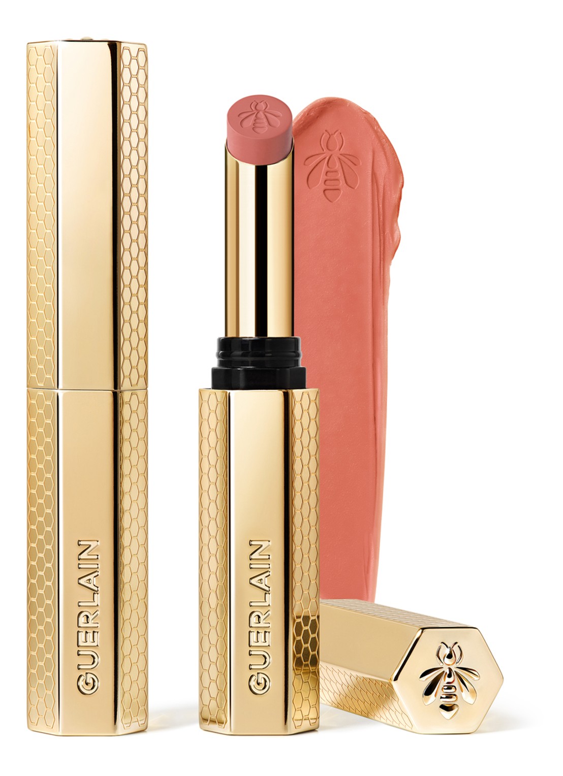 Guerlain KissKiss Honey-Infused Intense Lipstick - voorkant 196 daisy rose