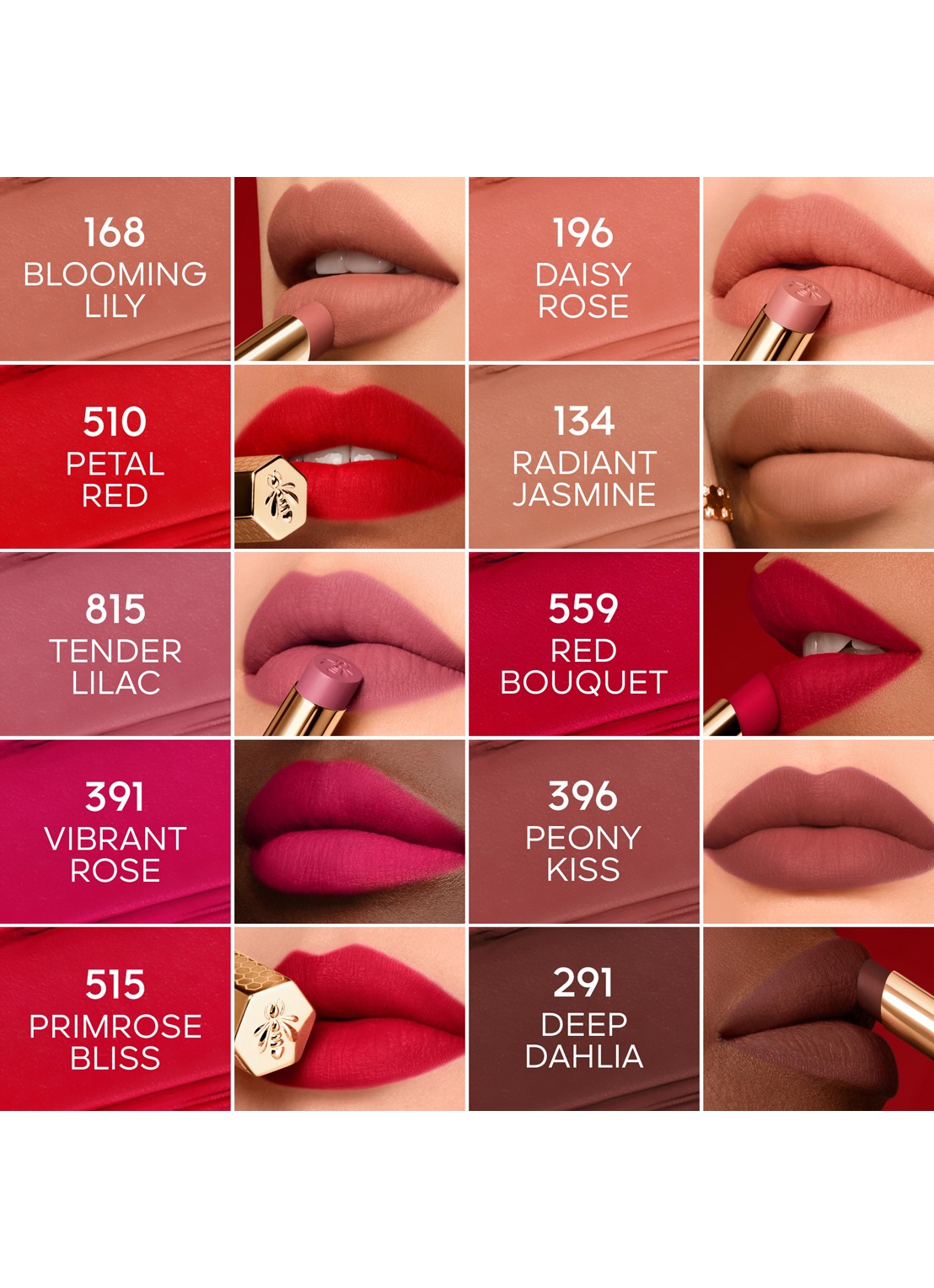 Guerlain KissKiss Honey-Infused Intense Lipstick - detail 4 520 pure hibiscus