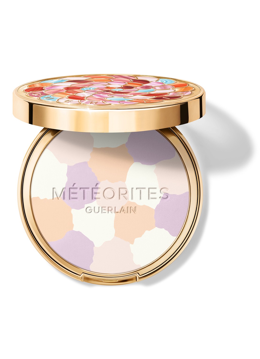 Guerlain Météorites Matterend en Fixerend Compact Poeder - voorkant 01 translucent