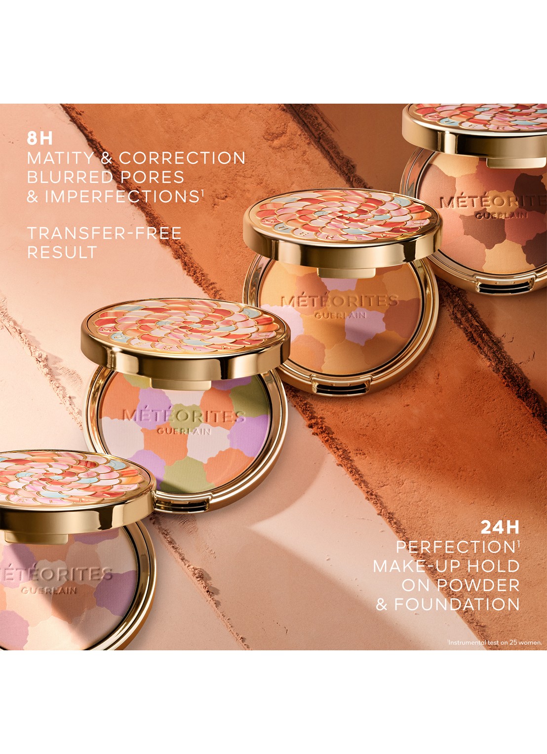 Guerlain Météorites Matterend en Fixerend Compact Poeder - detail 3 03 warm