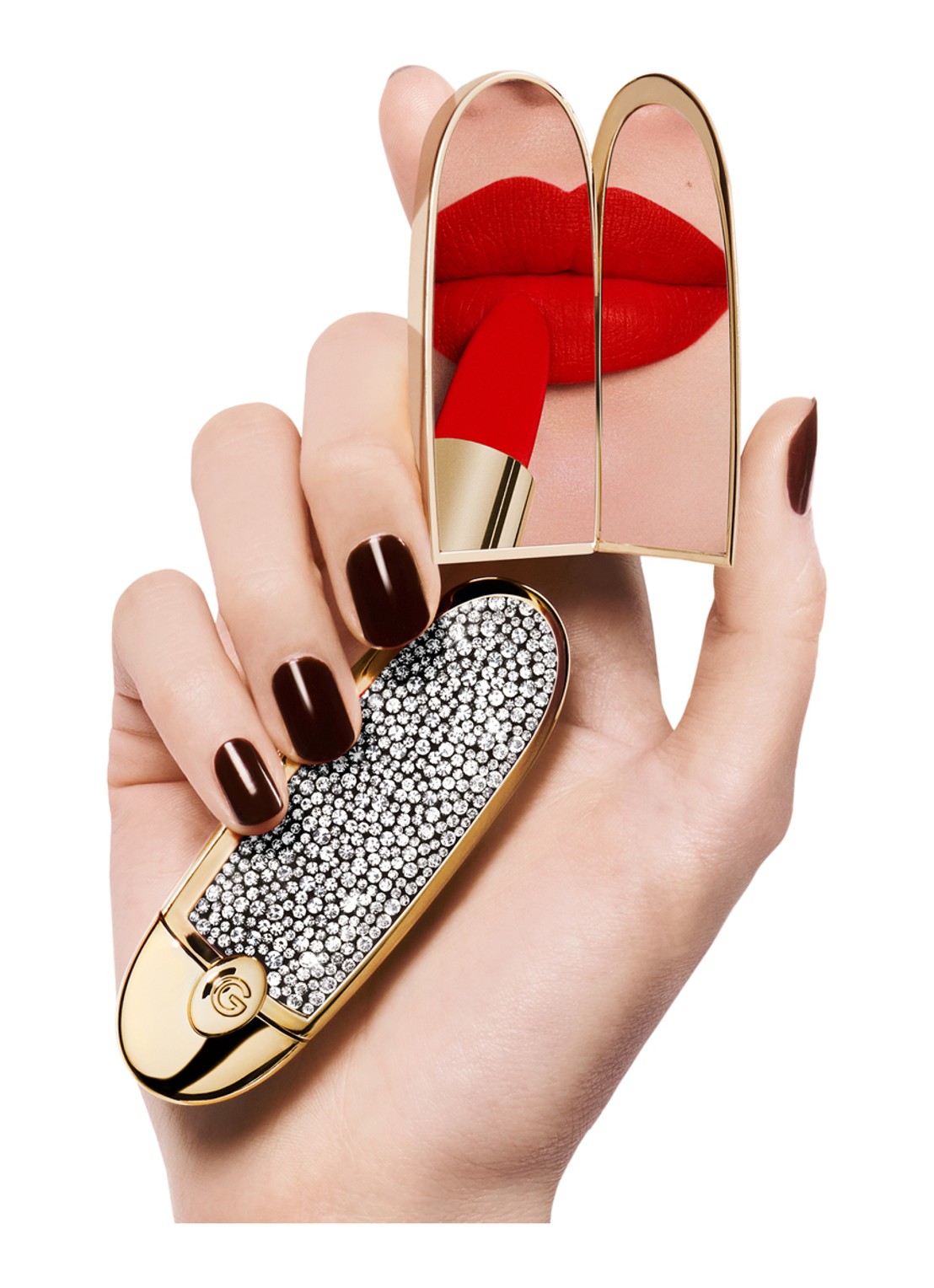 Guerlain Rouge G Case - lipstick huls - detail 2 le strassé
