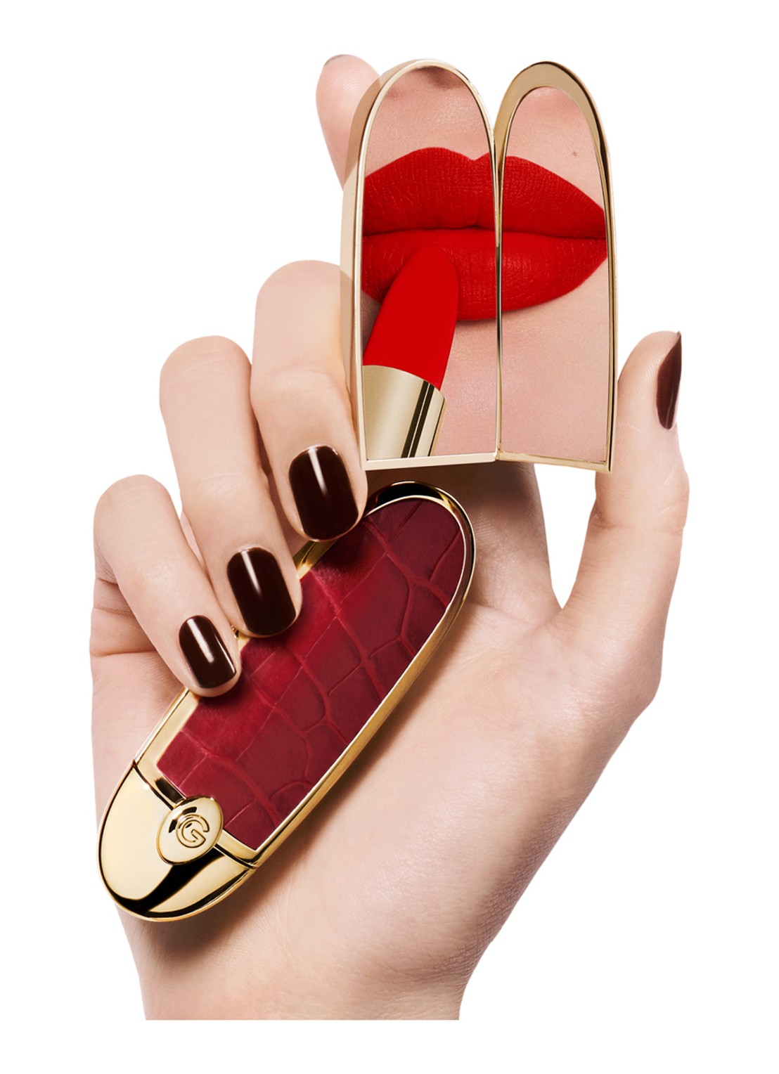 Guerlain Rouge G Case - lipstick huls - detail 2 le croco
