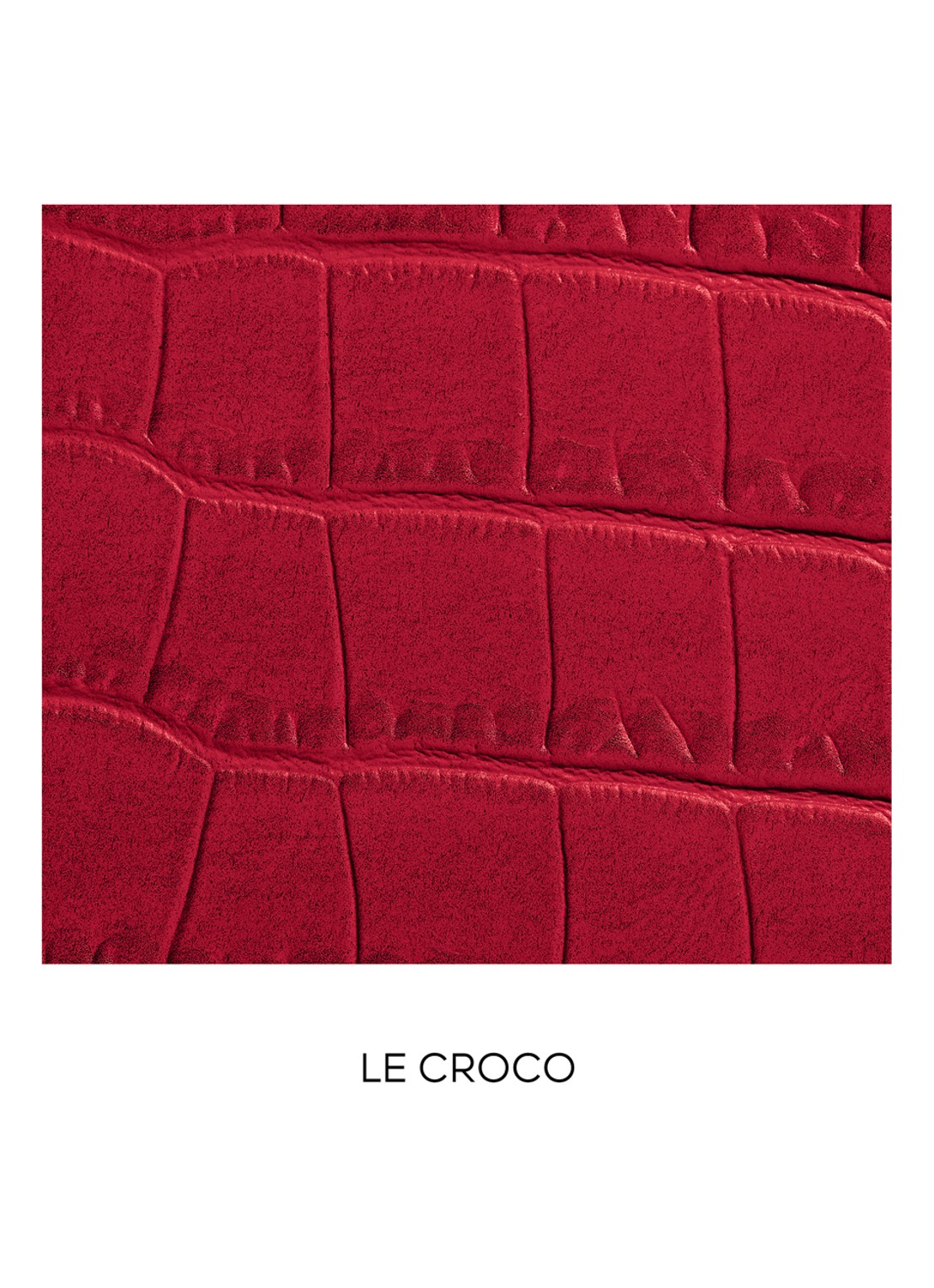 Guerlain Rouge G Case - lipstick huls - voorkant 8 le croco