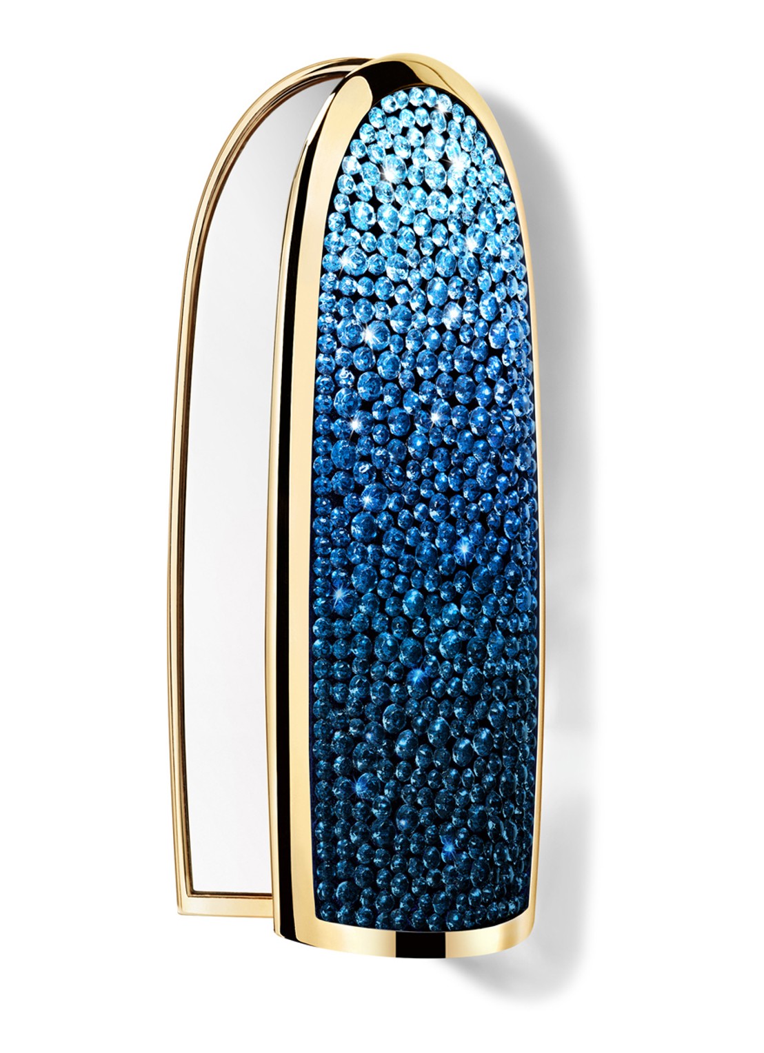 Guerlain Rouge G L’Heure Bleue Limited Edition - lipstick huls - voorkant 4 bleu astral