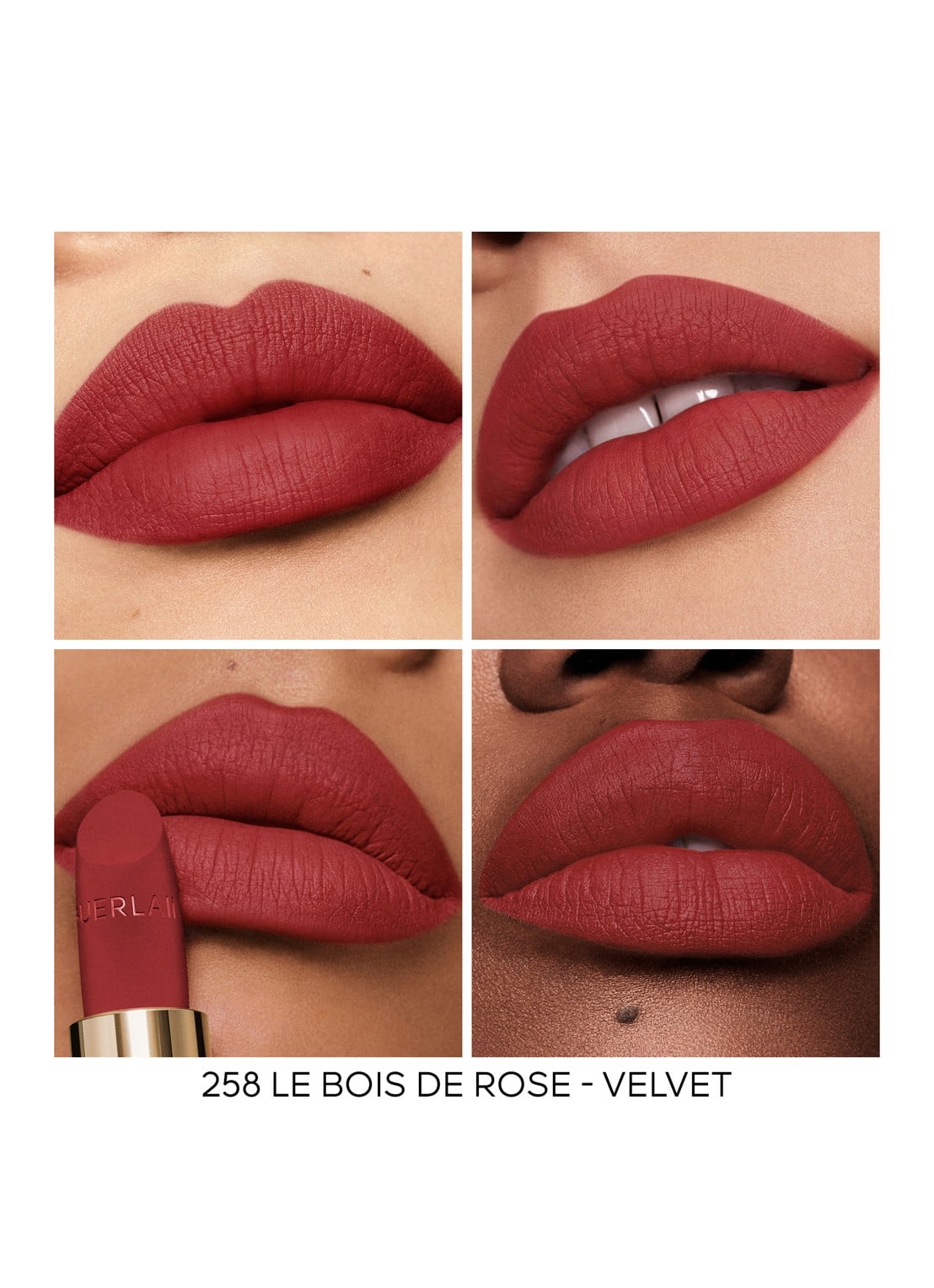 Guerlain Rouge G Lipstick Refill - navulling - detail 2 258 le bois de rose – velvet