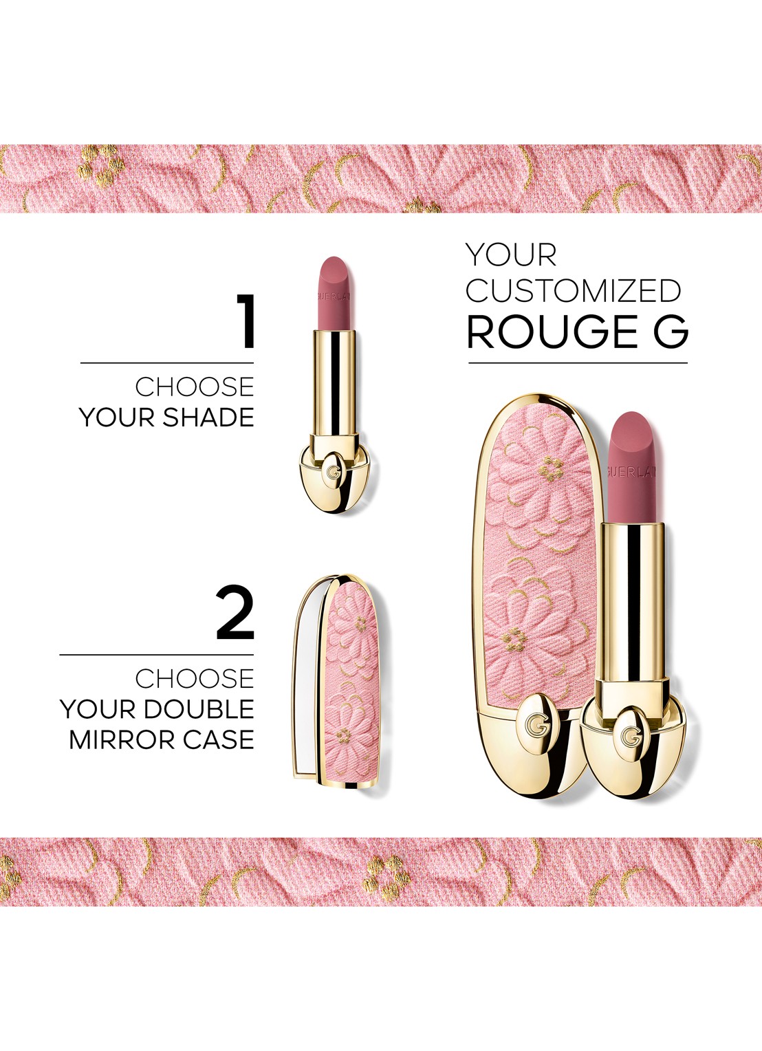 Guerlain Rouge G Satin Lipstick Refill - navulling - achterkant 6 303 le rose pivoine – velvet