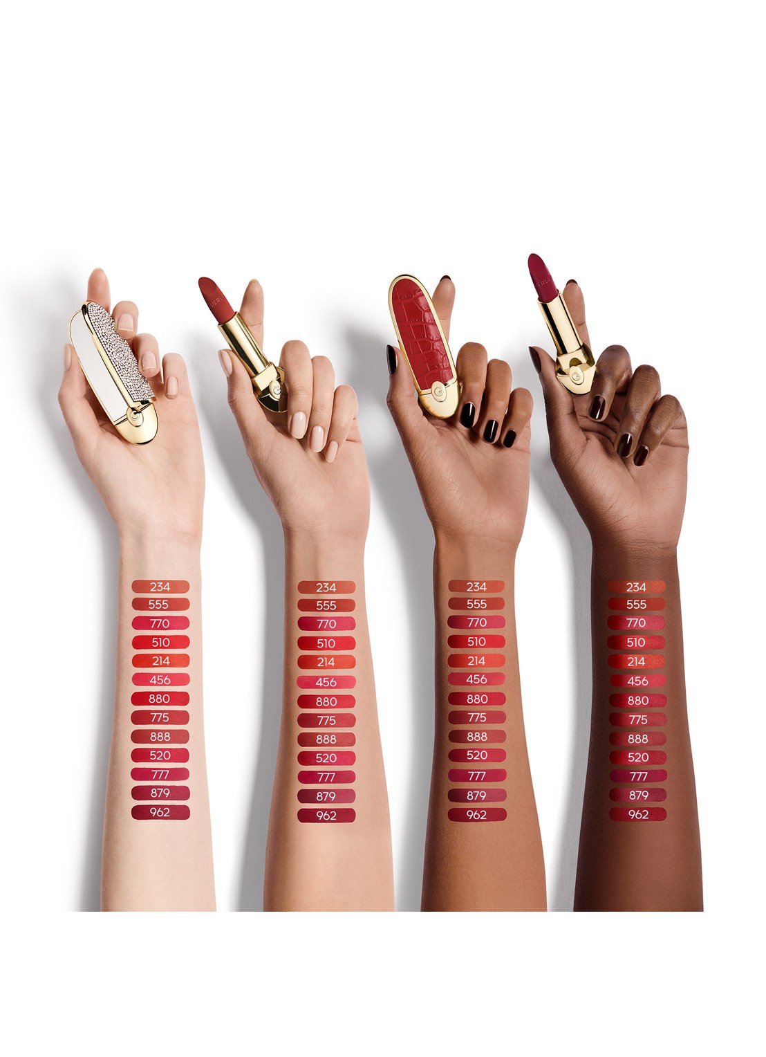 Guerlain Rouge G Satin Lipstick Refill - navulling - detail 5 962 le tulipe noire – velvet