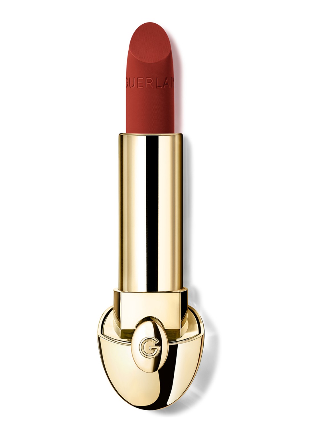 Guerlain Rouge G Satin Lipstick Refill - navulling - voorkant 2 555 le brique ambré – velvet