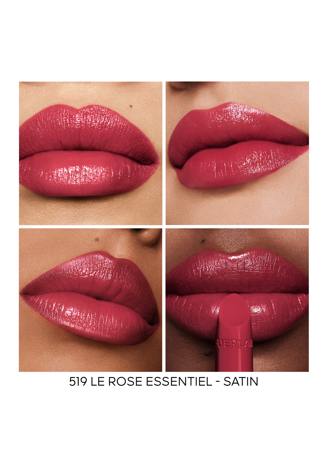 Guerlain Rouge G Satin Lipstick Refill - navulling - detail 3 519 le rose essentiel - satin