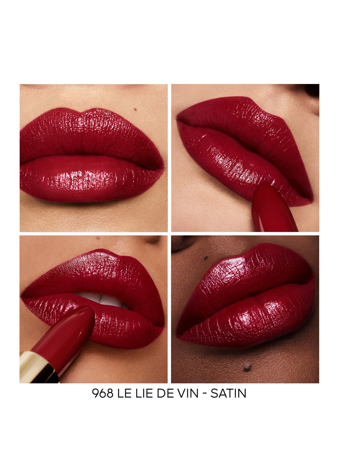 Guerlain Rouge G Satin Lipstick Refill - navulling - detail 3 968 le lie de vin - satin