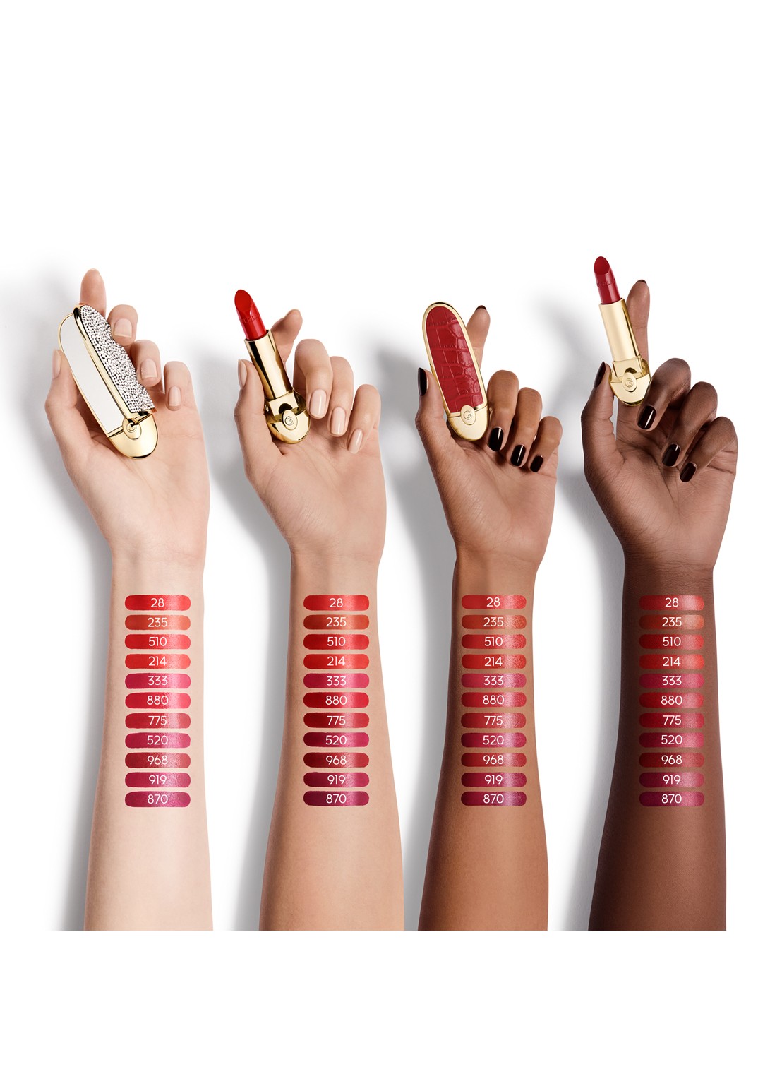 Guerlain Rouge G Satin Lipstick Refill - navulling - detail 4 968 le lie de vin - satin
