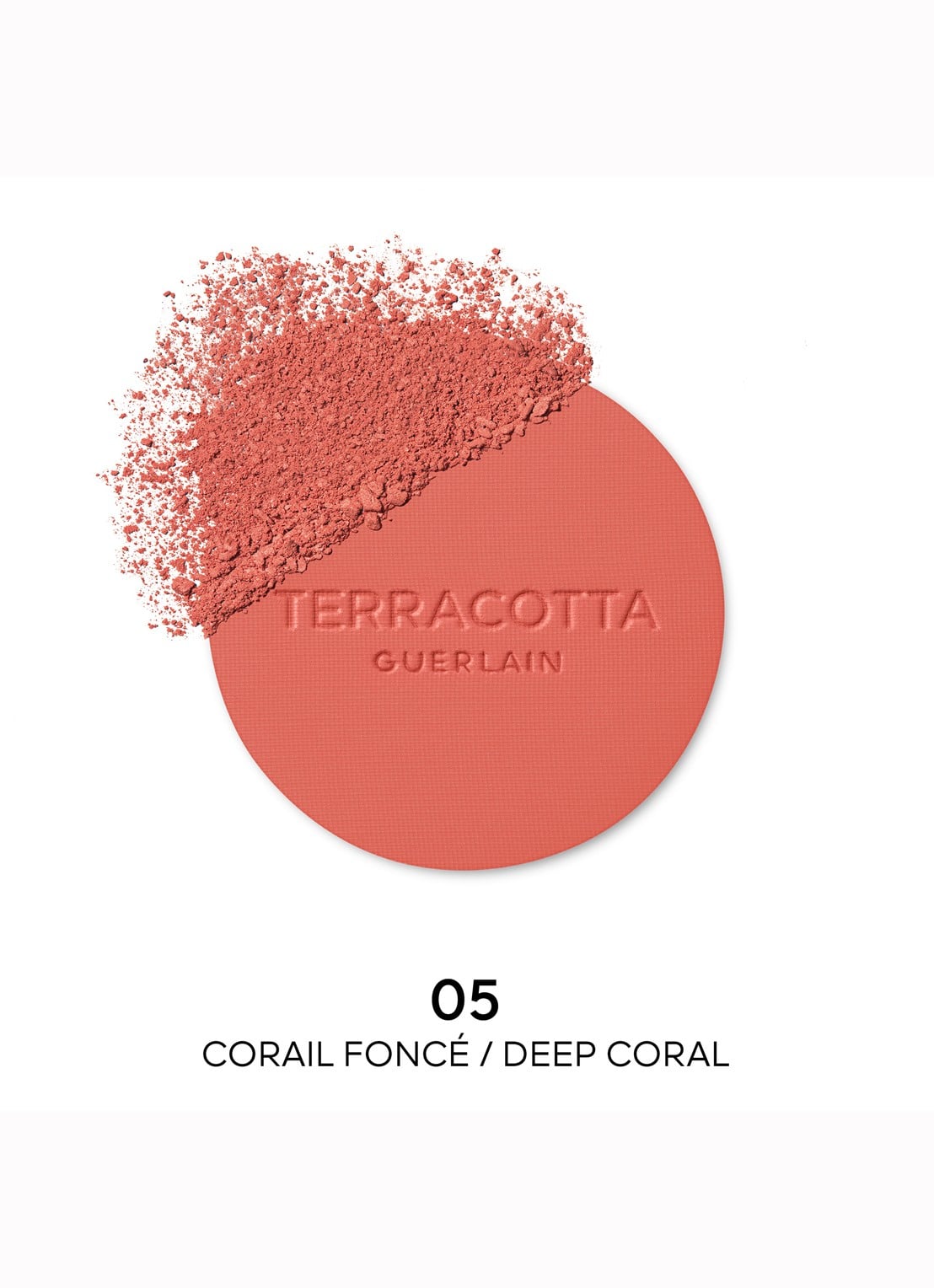 Guerlain Terracotta Blush - blush - voorkant 2 05 – corail foncé / deep coral