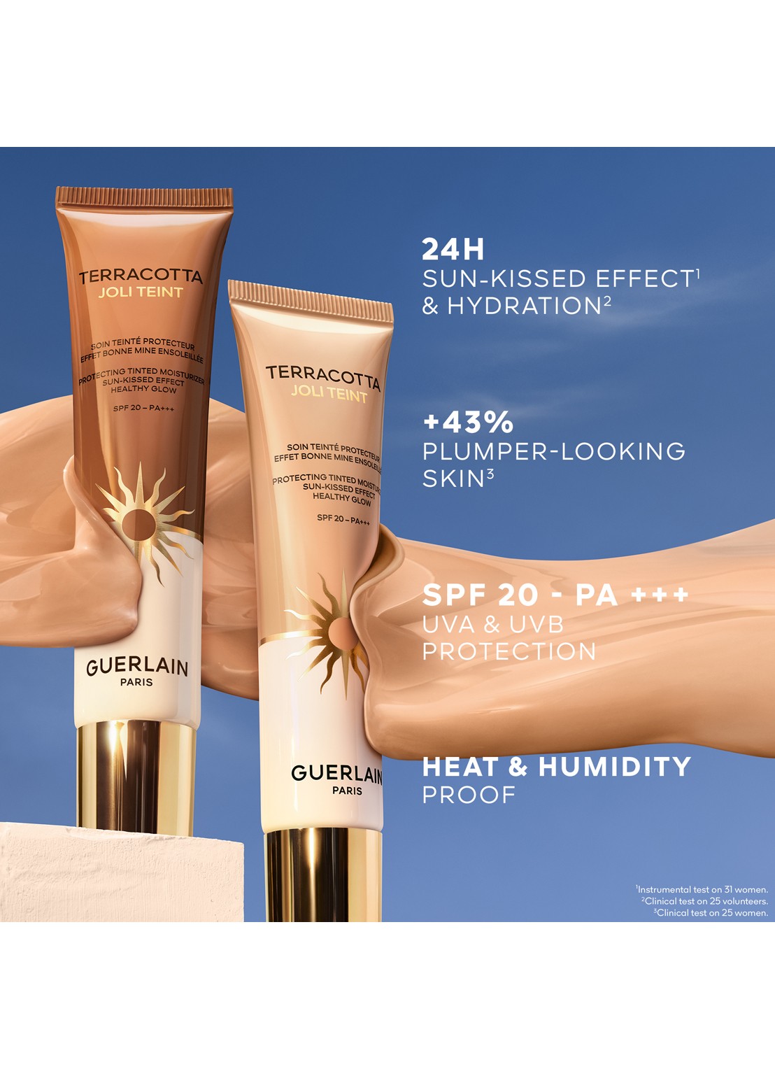 Guerlain Terracotta Joli Teint - getinte hydraterende crème - detail 6 05 pearl
