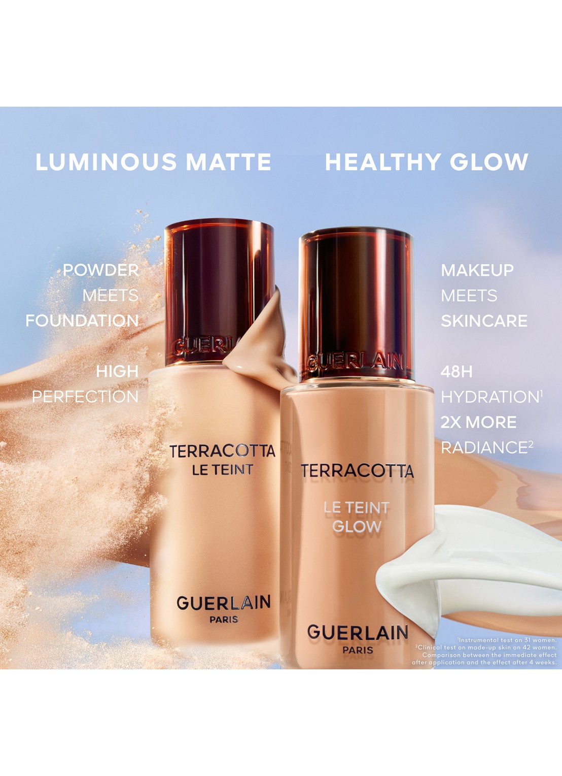 Guerlain Terracotta Le Teint Glow Healthy Glow Foundation - vloeibare foundation - achterkant 6 2n neutral / neutre