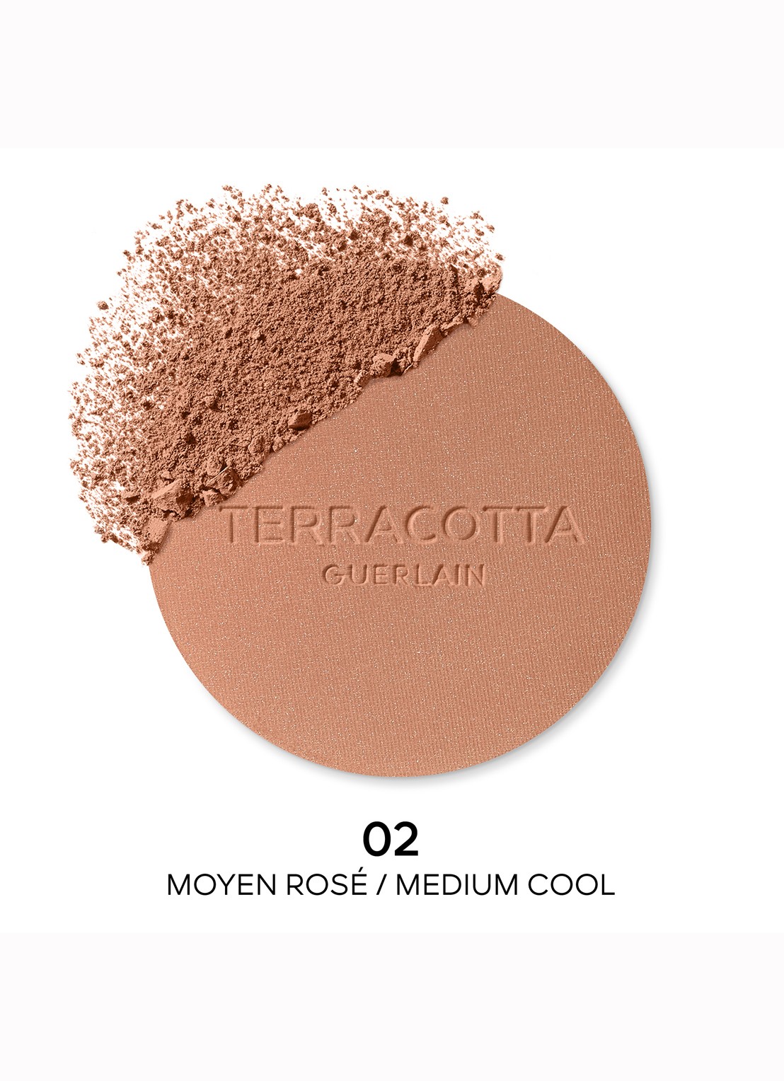 Guerlain Terracotta Powder - bronzer - voorkant 7 02 moyen rosé / medium cool