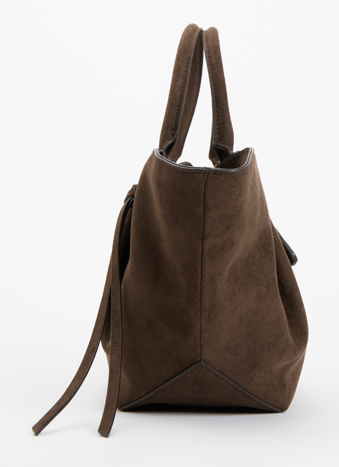 GUESS Allegra Girlfriend handtas met afneembare schouderriem  - detail 3 donkerbruin
