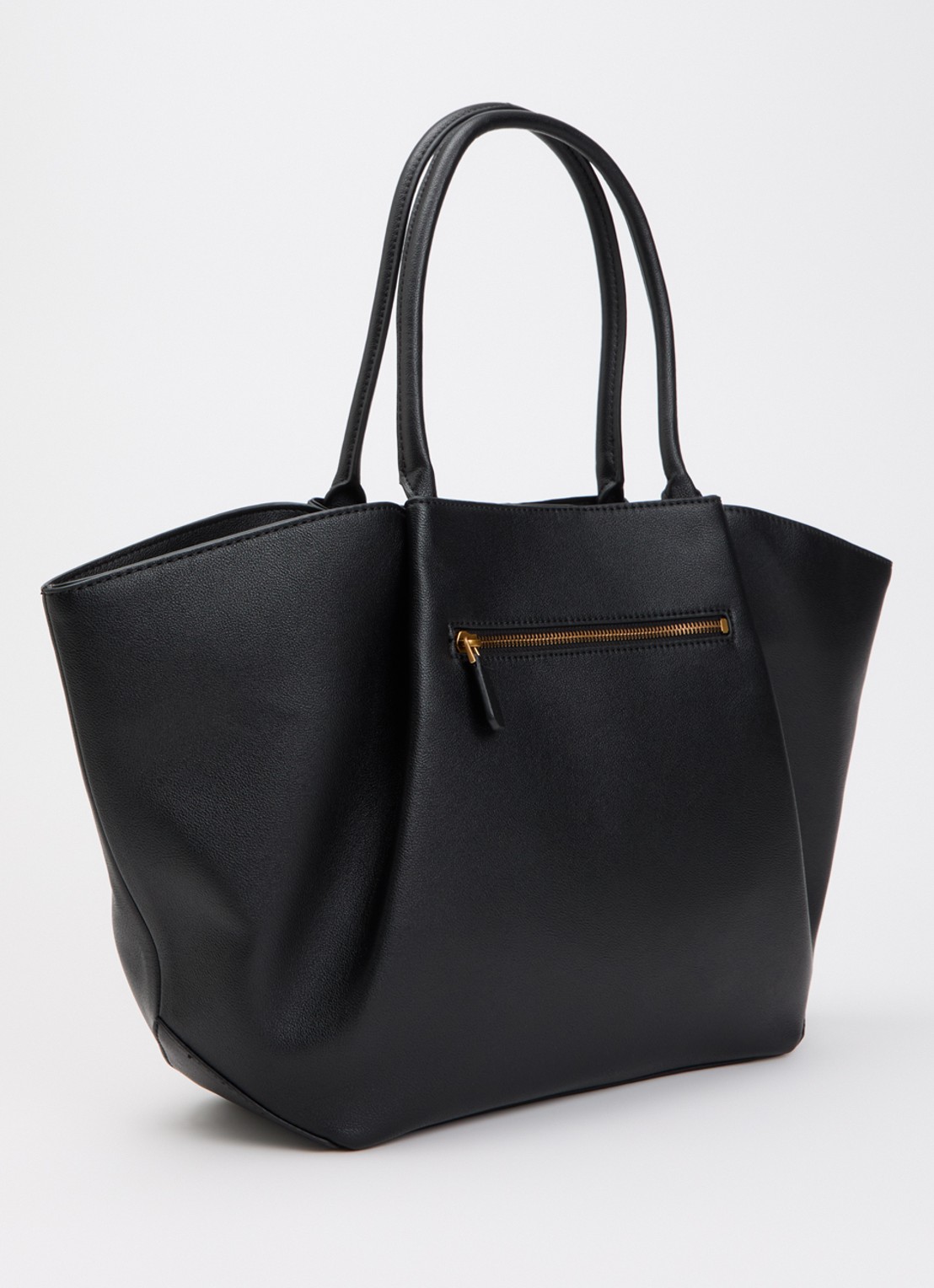 GUESS Allegra Girlfriend shopper met logo - achterkant zwart