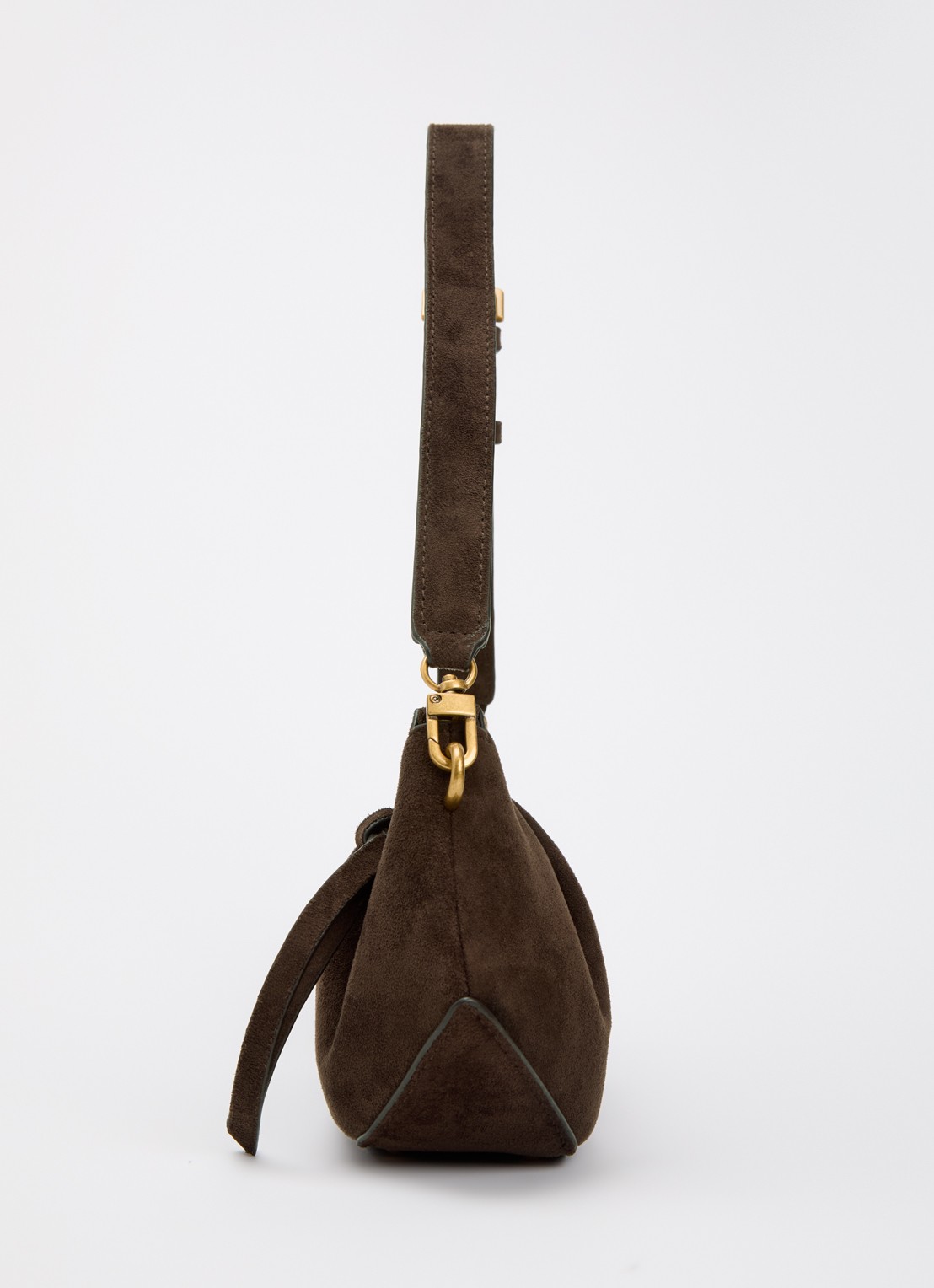 GUESS Allegra schoudertas met logo - detail 3 donkerbruin