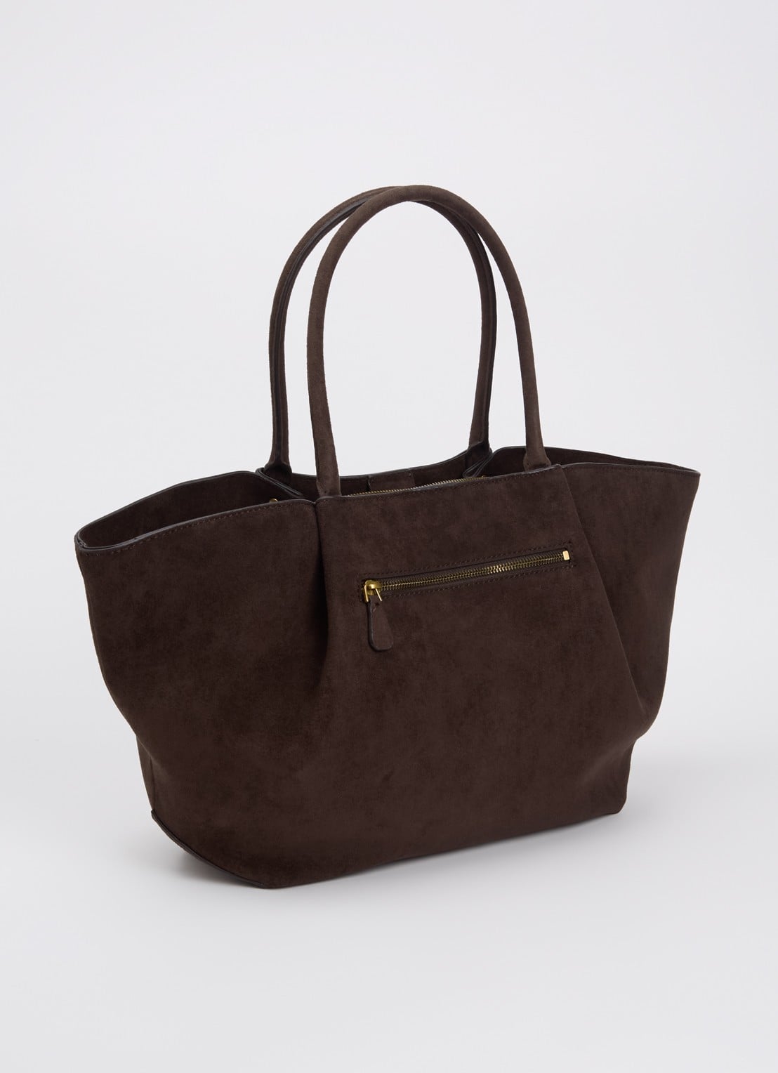 GUESS Allerga schoudertas met logo - achterkant 2 donkerbruin