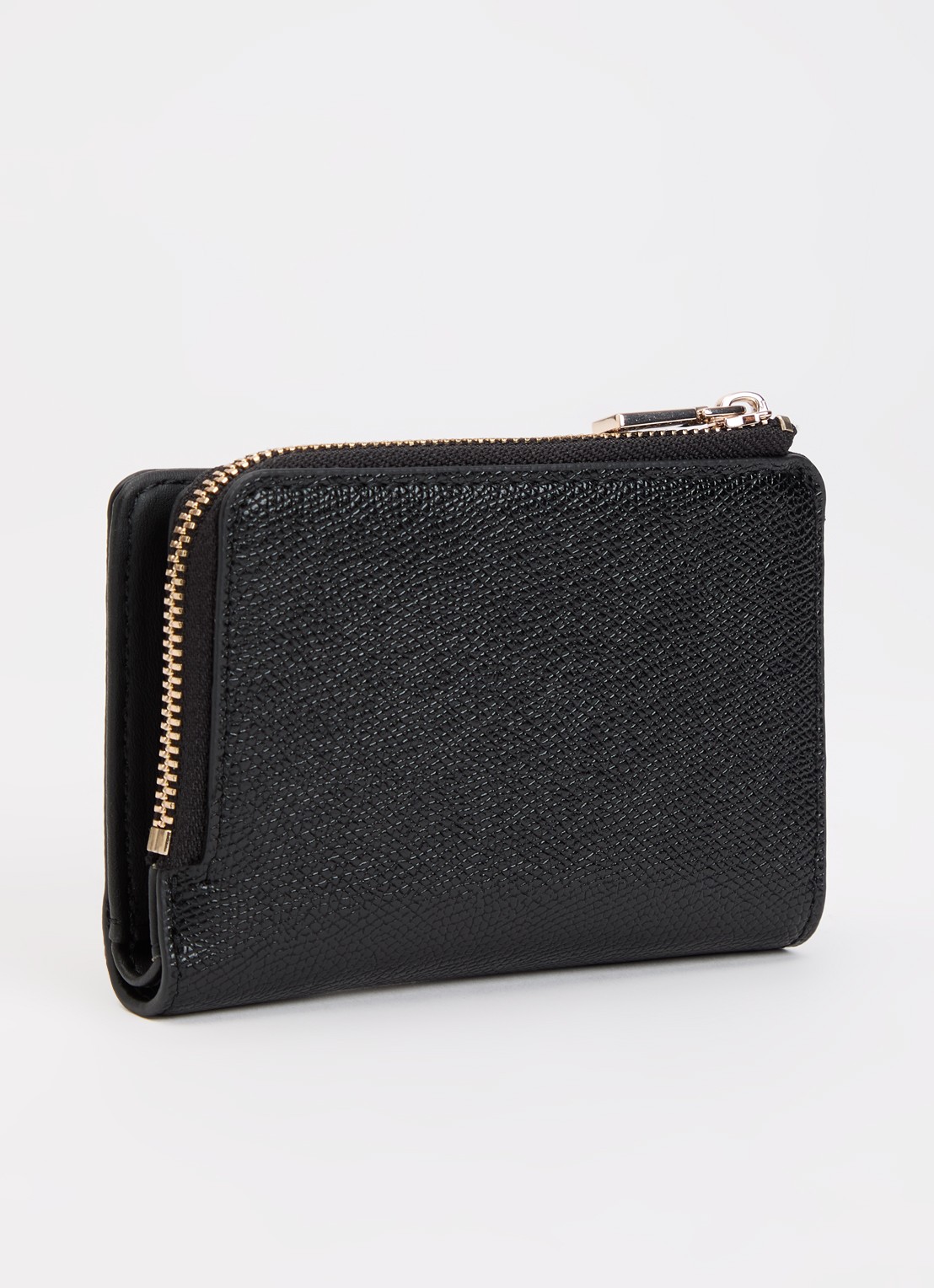GUESS Amorette portemonnee met logo - achterkant 3 zwart