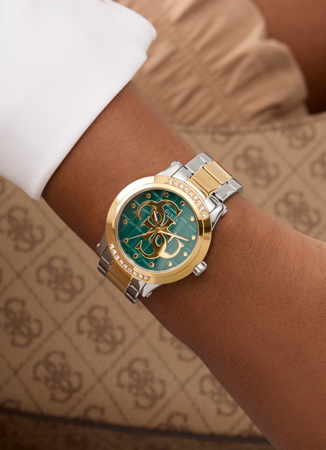 GUESS Annette horloge GW0861L4 - detail 3 zilver