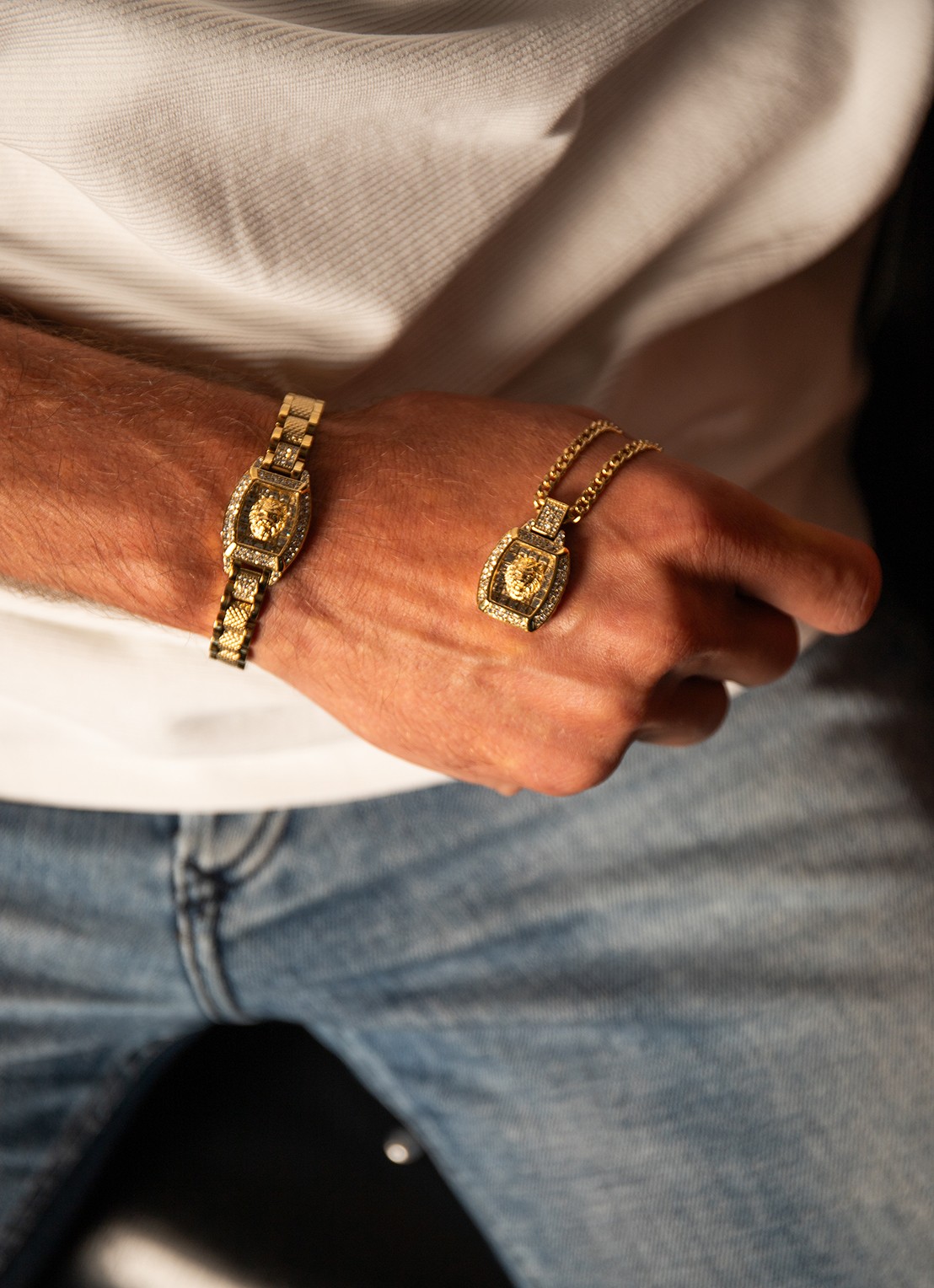 GUESS Armband JUMB05000JWYGT-U  - detail 4 goud