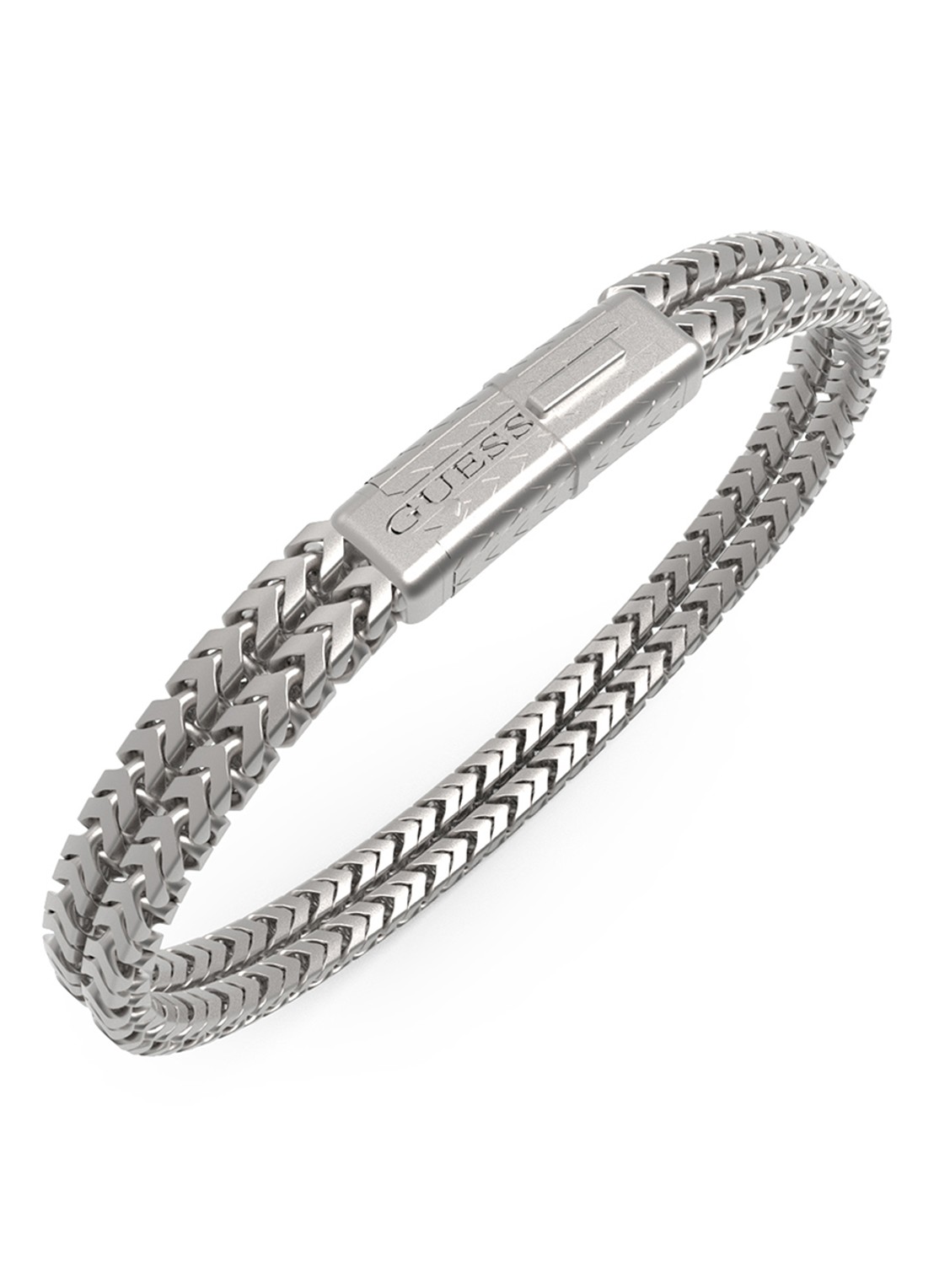 GUESS Armband JUMB05030JWSTS  - voorkant zilver