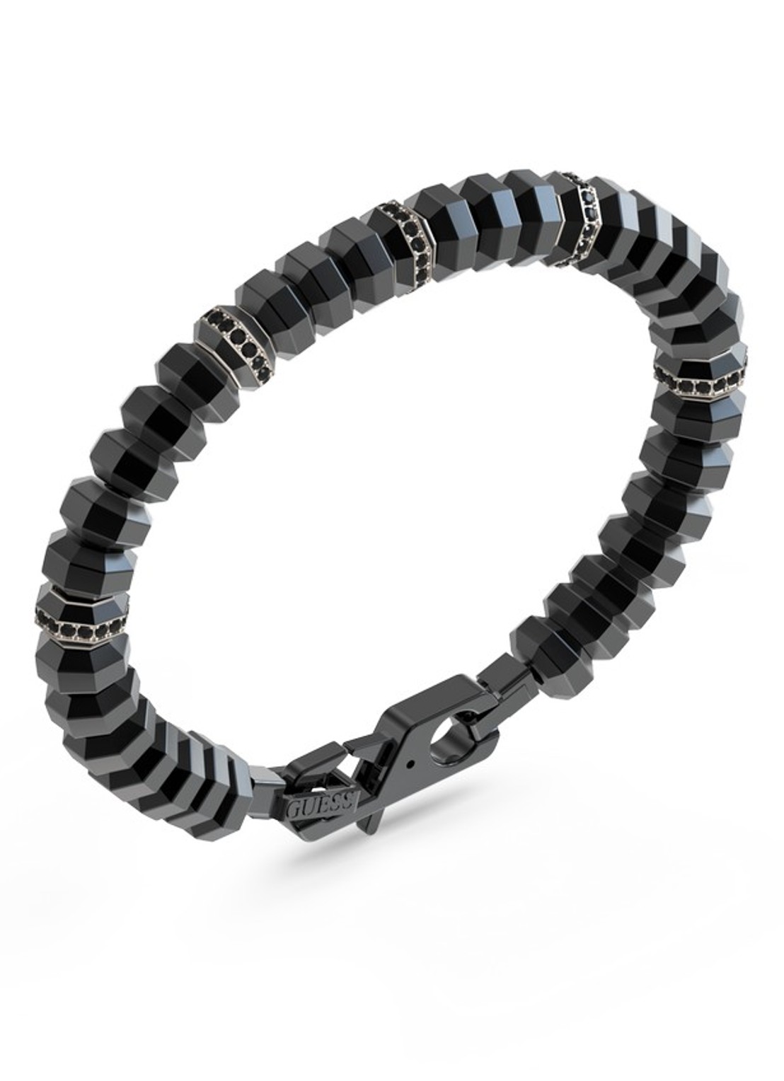 GUESS Armband  JUMB05087JWSTS   - voorkant zwart