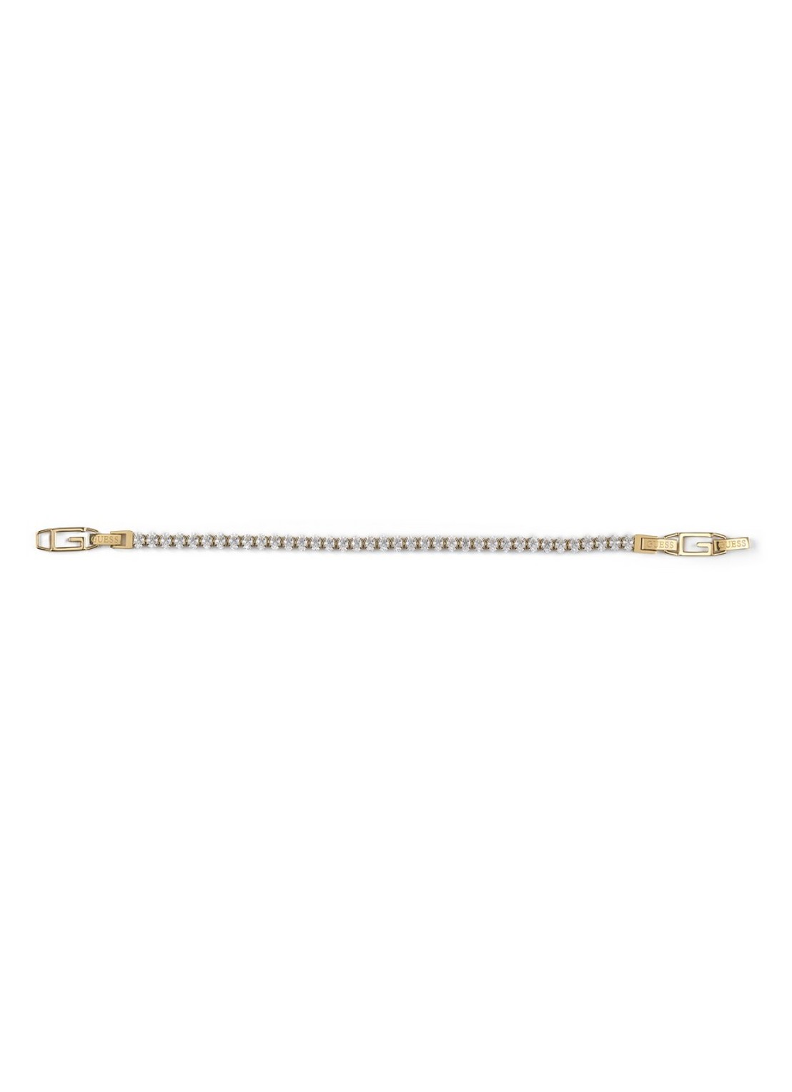 GUESS Armband met kristal JUBB05141JWYGT-U    - voorkant goud