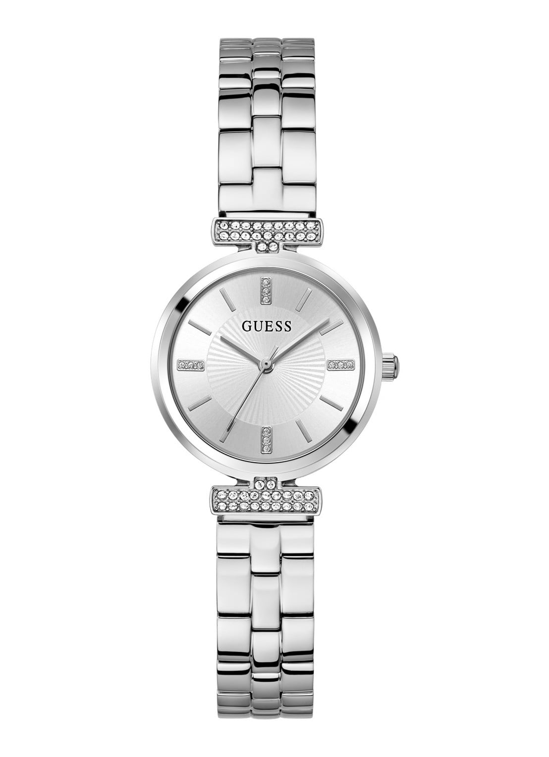 GUESS Array horloge GW0762L1 - voorkant zilver