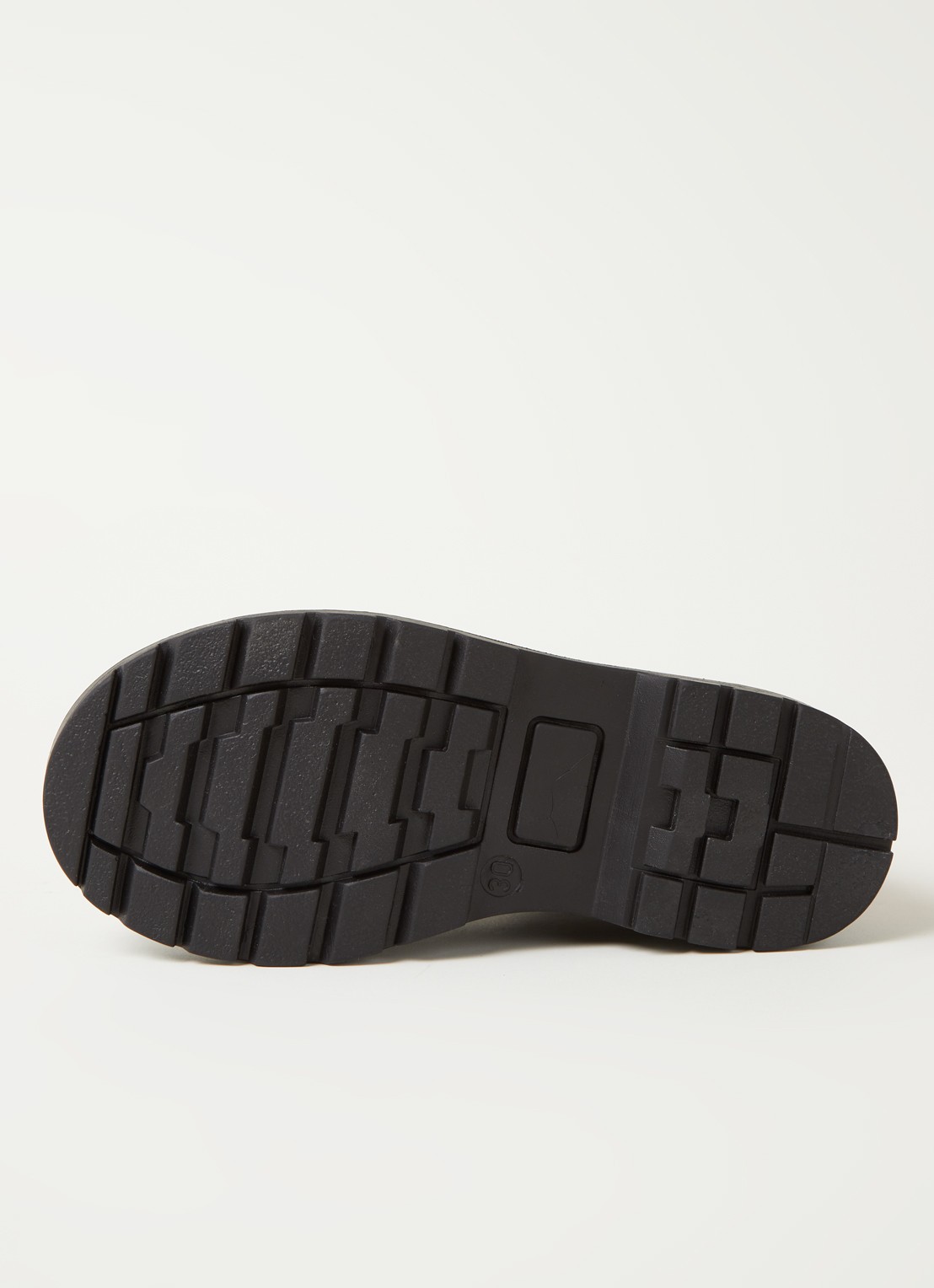 GUESS Biker boot met logo en lak finish - detail 4 zwart