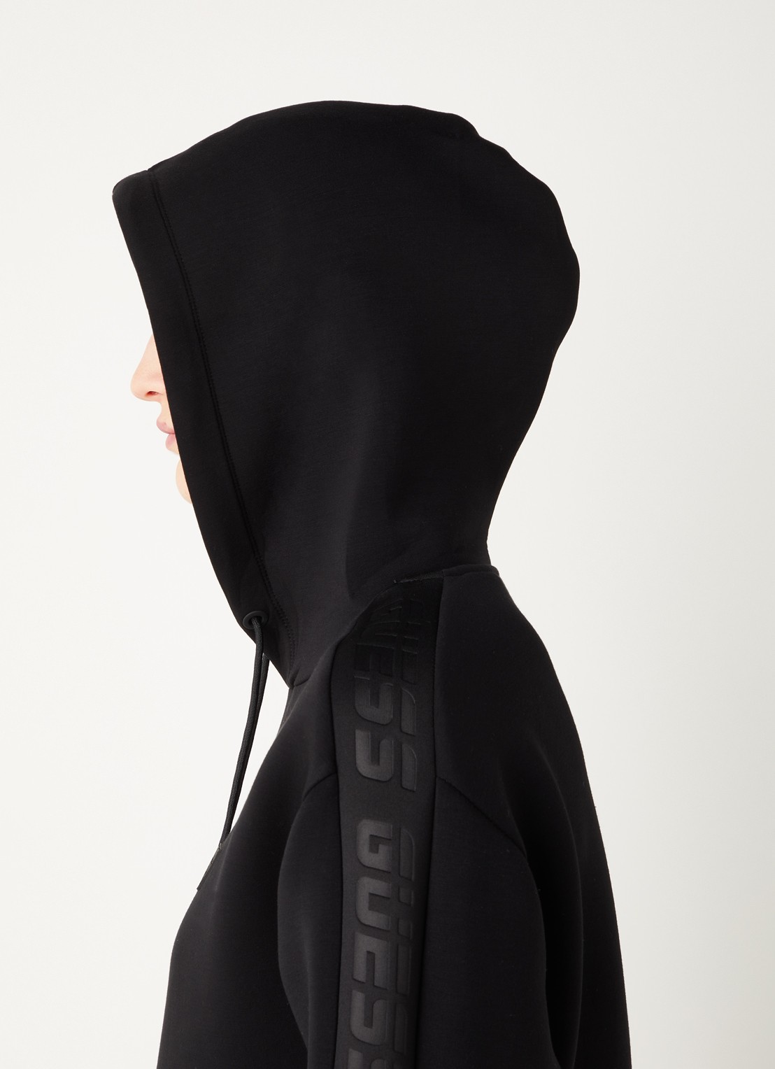 GUESS Brenda hoodie met logo - detail 5 zwart
