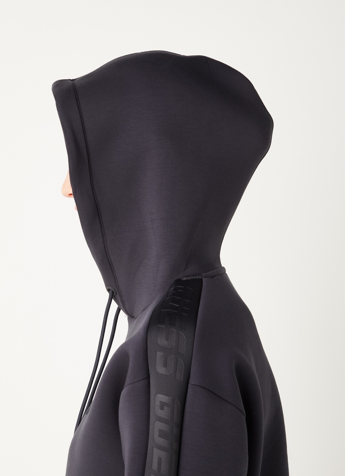 GUESS Brenda hoodie met logo - detail 2 antraciet