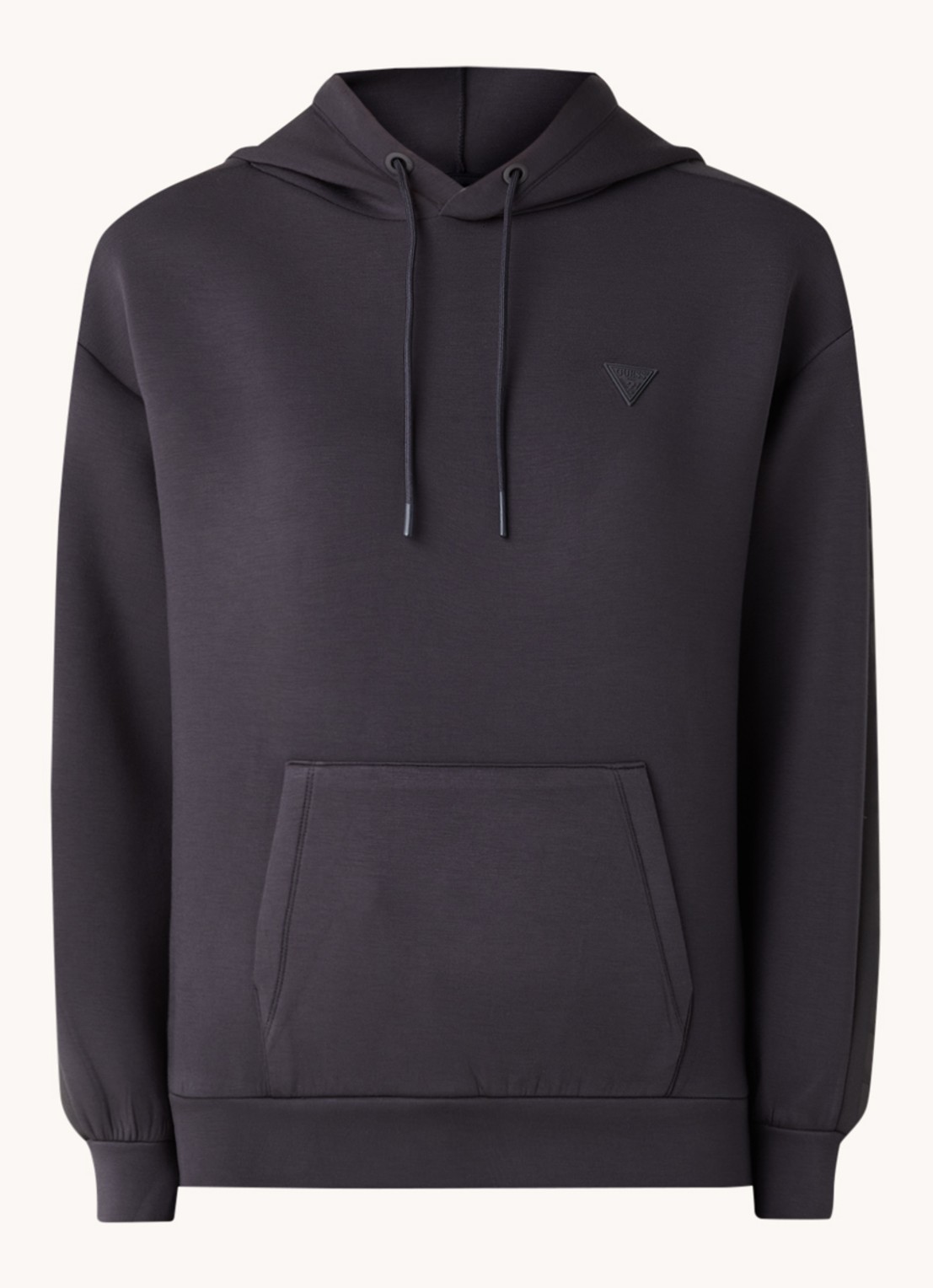 GUESS Brenda hoodie met logo - voorkant 3 antraciet