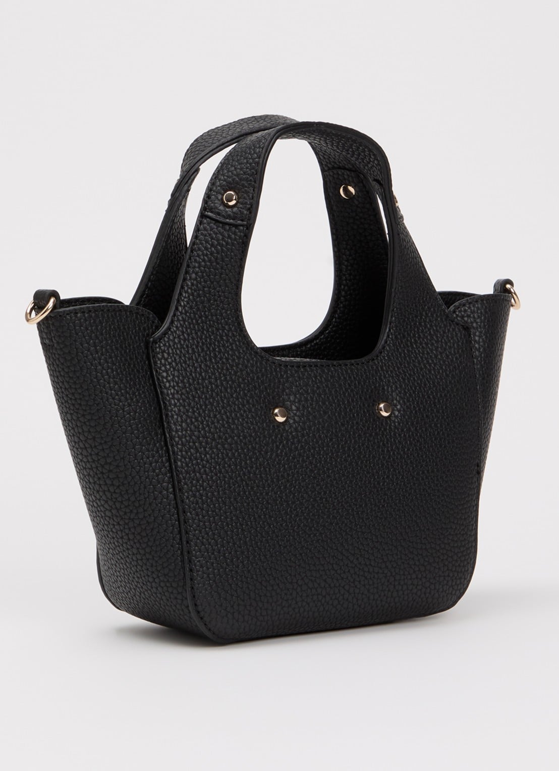 GUESS Calista Mini crossbodytas met uitneembaar etui - achterkant 7 zwart