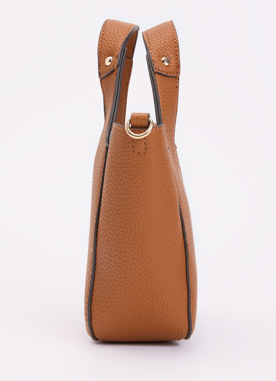 GUESS Calista Mini crossbodytas met uitneembaar etui - detail 6 oranjebruin