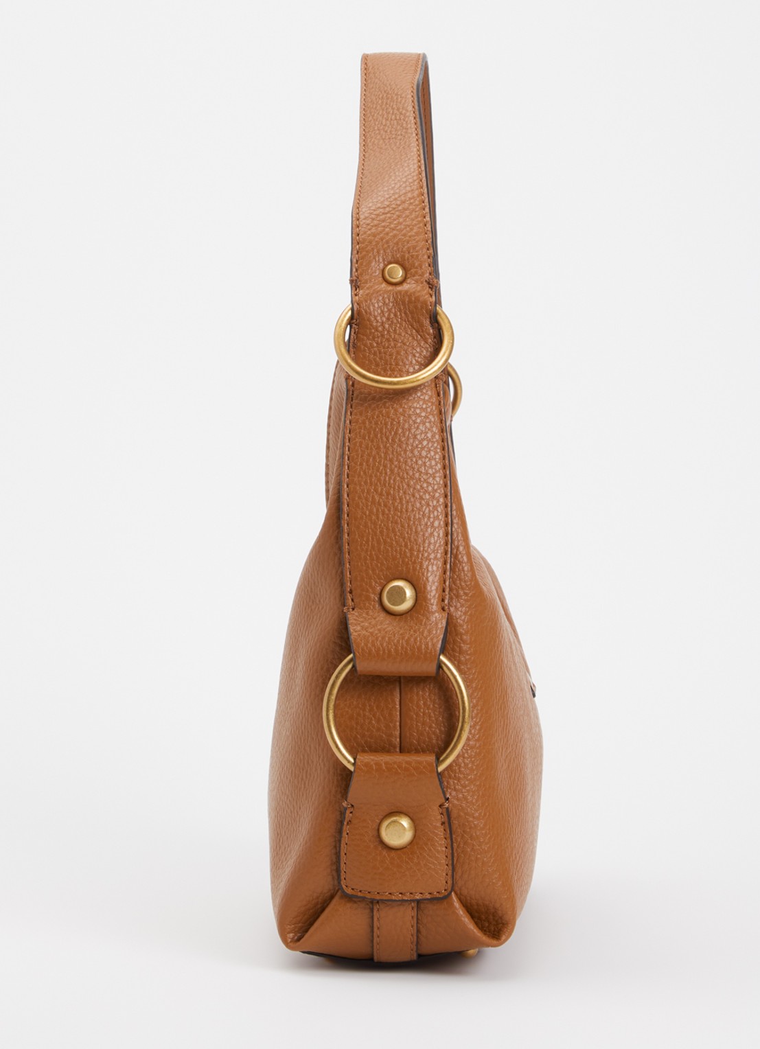 GUESS Camden schoudertas met logo - detail 2 cognac