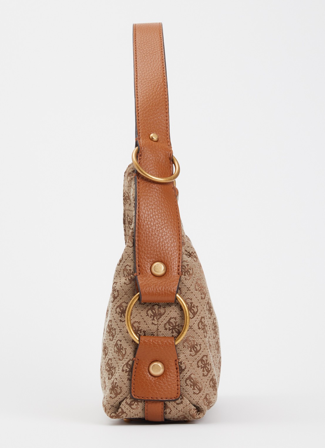 GUESS Camden schoudertas met logoprint - detail 2 beige