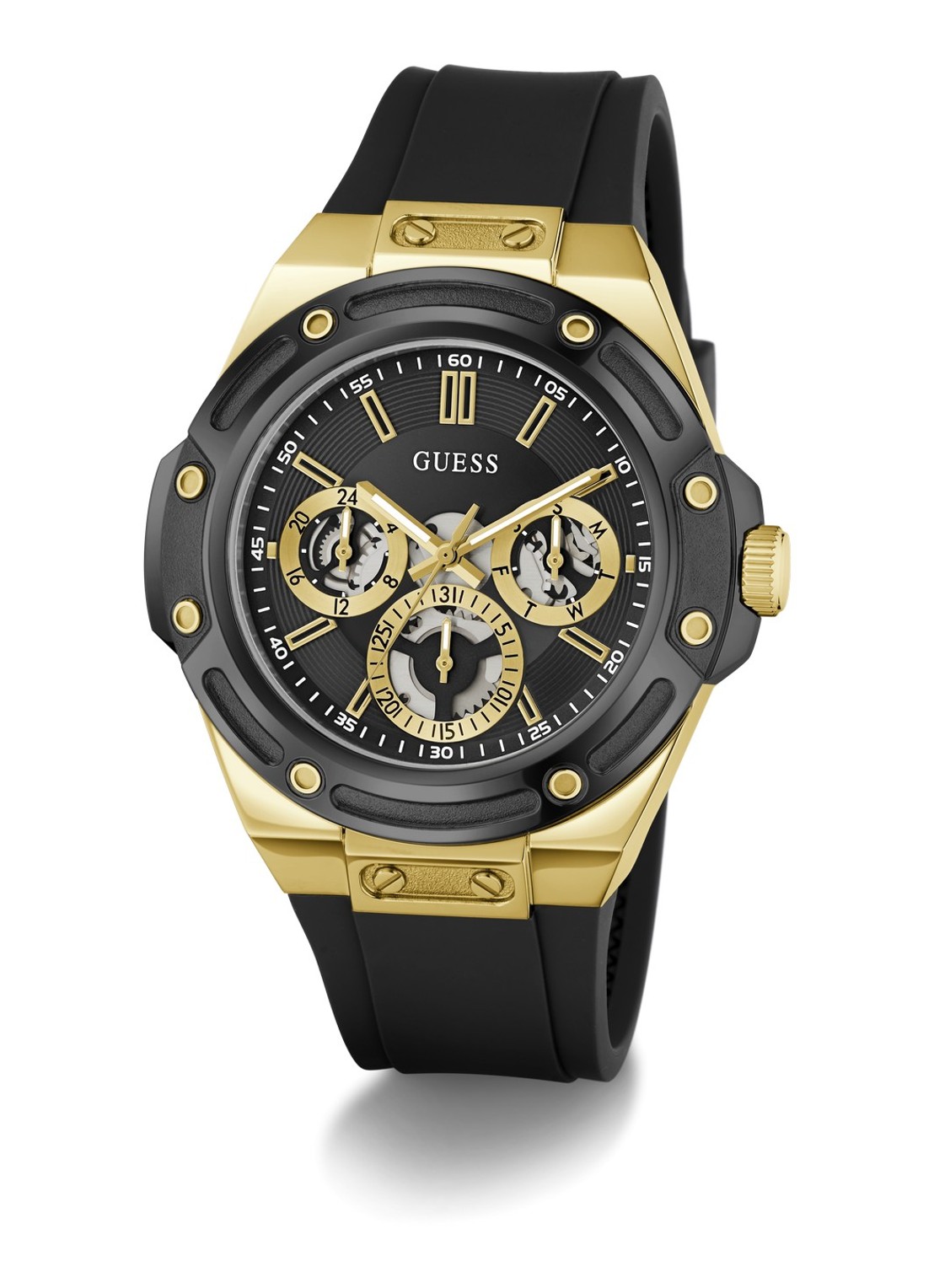 GUESS Carver horloge GW1132G2 - detail goud