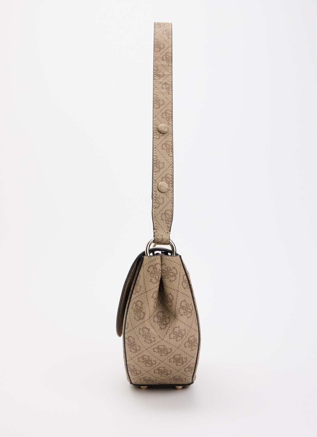 GUESS Coleen crossbodytas met logoprint - detail 4 gebroken wit
