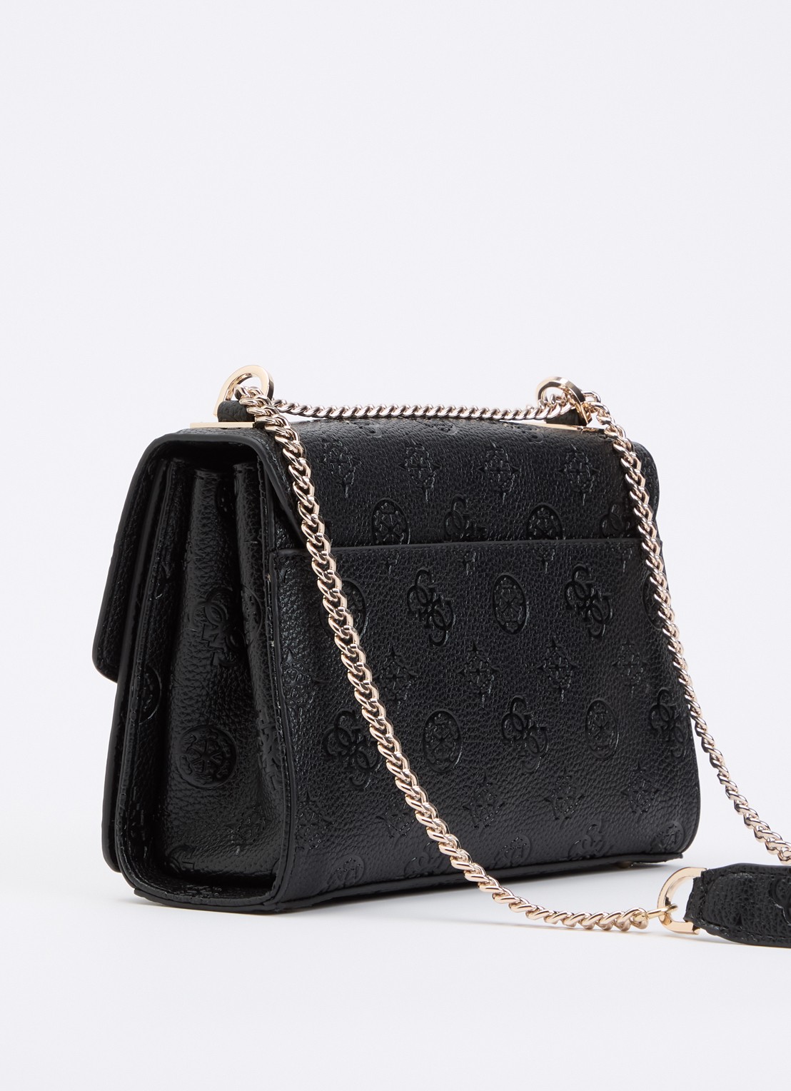 GUESS Cresidia II schoudertas met logo  - achterkant zwart